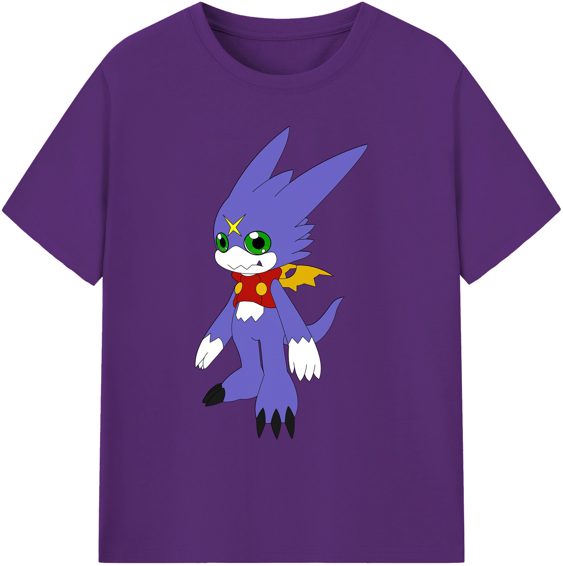 （画像用） Digimon デジタルモンスター/デジモン 綿100％ メンズ半袖Tシャツ｜肌触りやわらか＆通気性