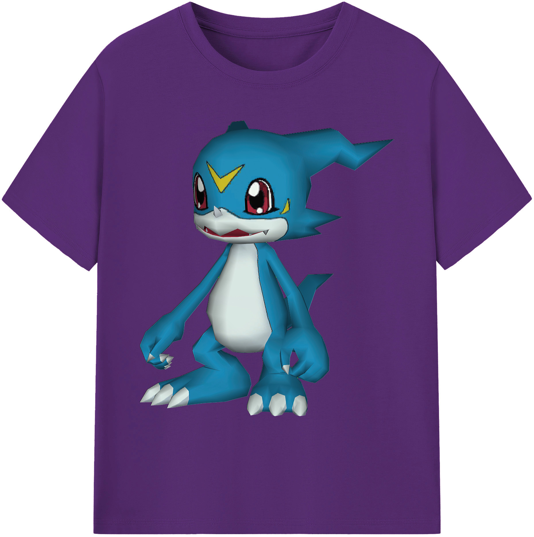 （画像用） Digimon デジタルモンスター/デジモン 綿100％ メンズ半袖Tシャツ｜肌触りやわらか＆通気性