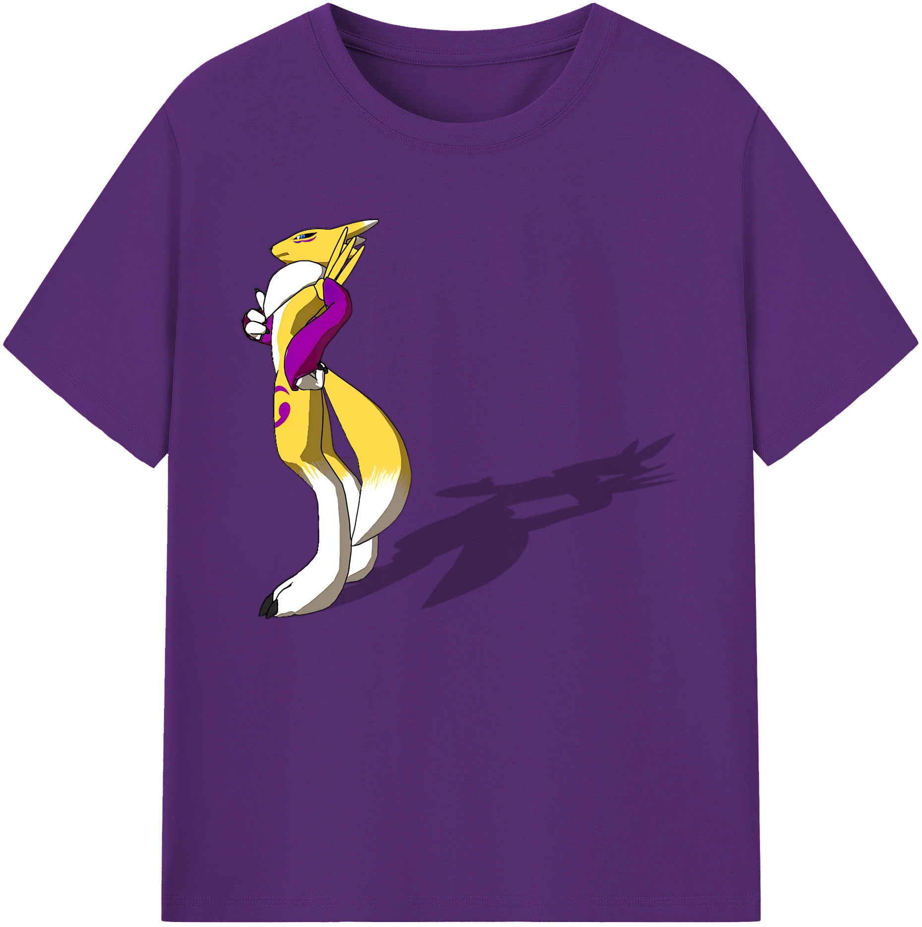 （画像用） Digimon デジタルモンスター/デジモン 綿100％ メンズ半袖Tシャツ｜肌触りやわらか＆通気性