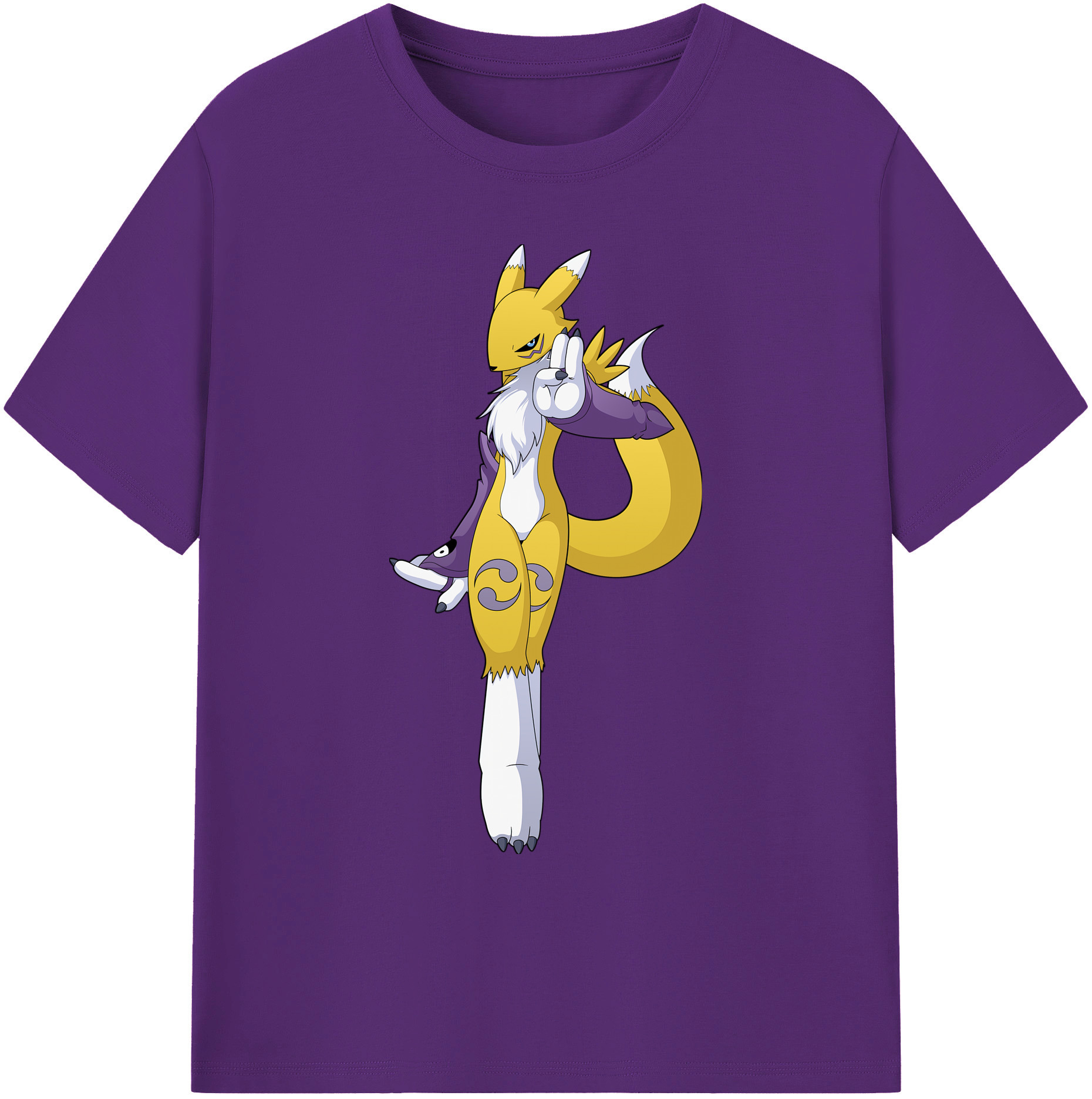 （画像用） Digimon デジタルモンスター/デジモン 綿100％ メンズ半袖Tシャツ｜肌触りやわらか＆通気性
