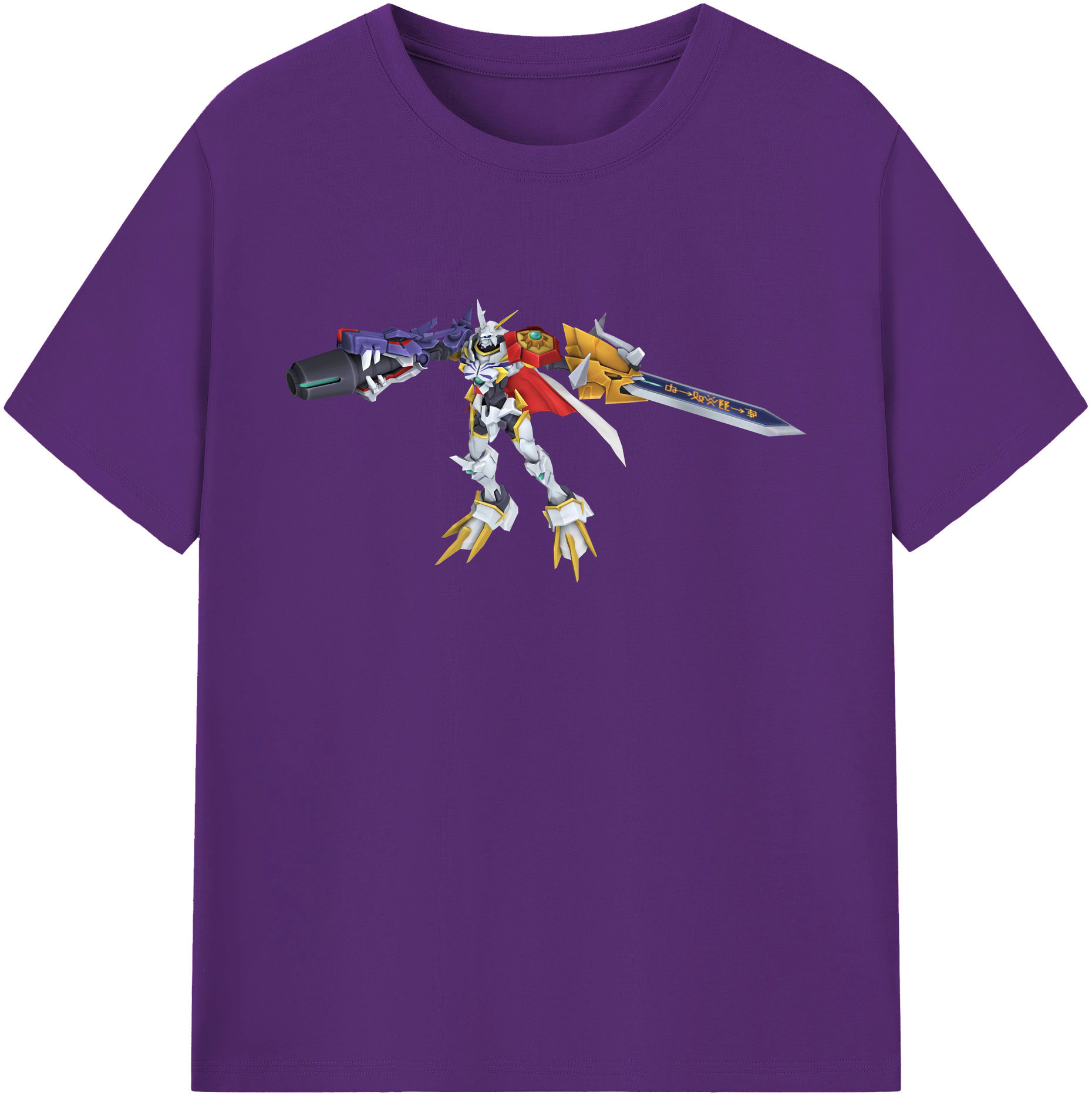 （画像用） Digimon デジタルモンスター/デジモン 綿100％ メンズ半袖Tシャツ｜肌触りやわらか＆通気性