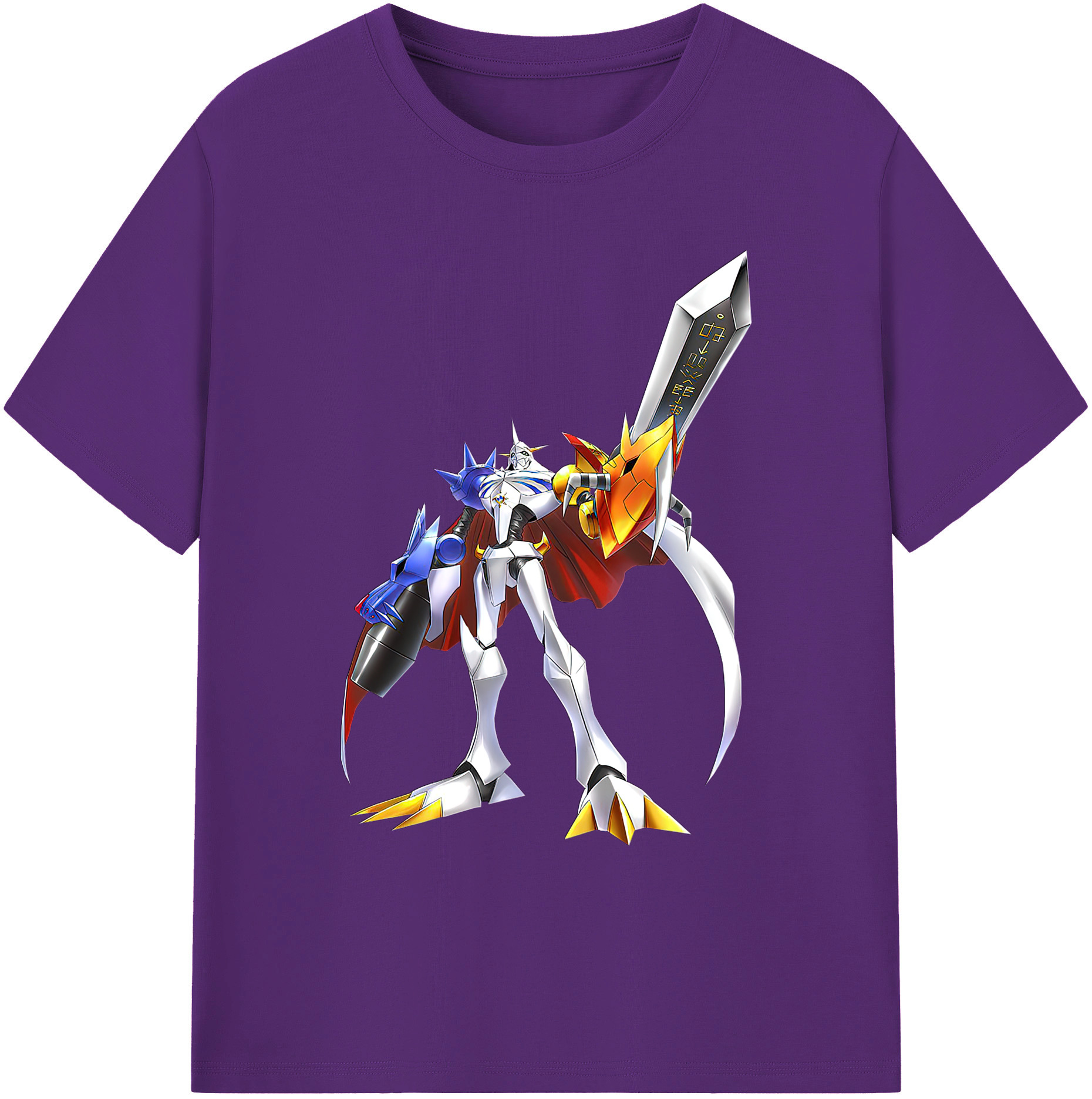 （画像用） Digimon デジタルモンスター/デジモン 綿100％ メンズ半袖Tシャツ｜肌触りやわらか＆通気性