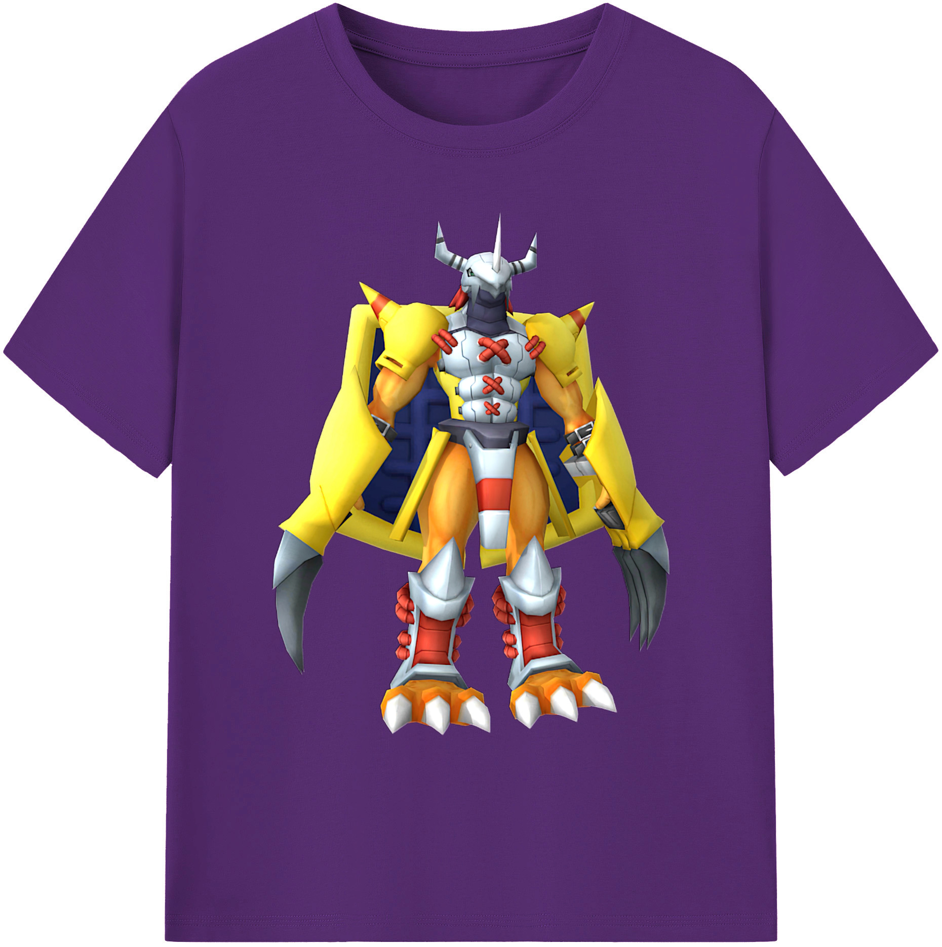 （画像用） Digimon デジタルモンスター/デジモン 綿100％ メンズ半袖Tシャツ｜肌触りやわらか＆通気性