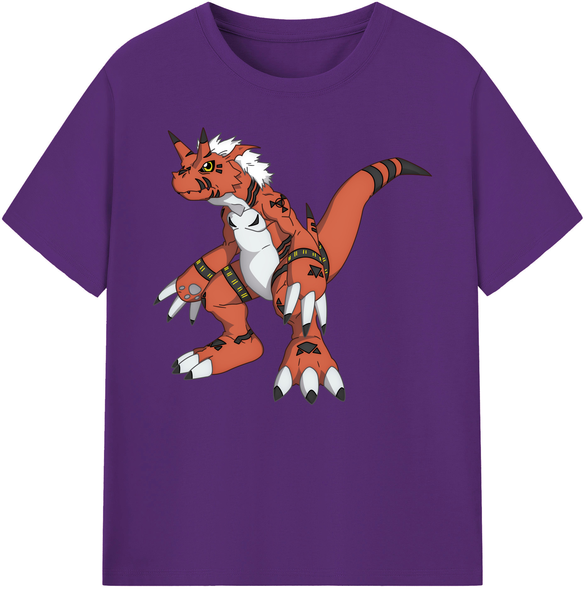 （画像用） Digimon デジタルモンスター/デジモン 綿100％ メンズ半袖Tシャツ｜肌触りやわらか＆通気性