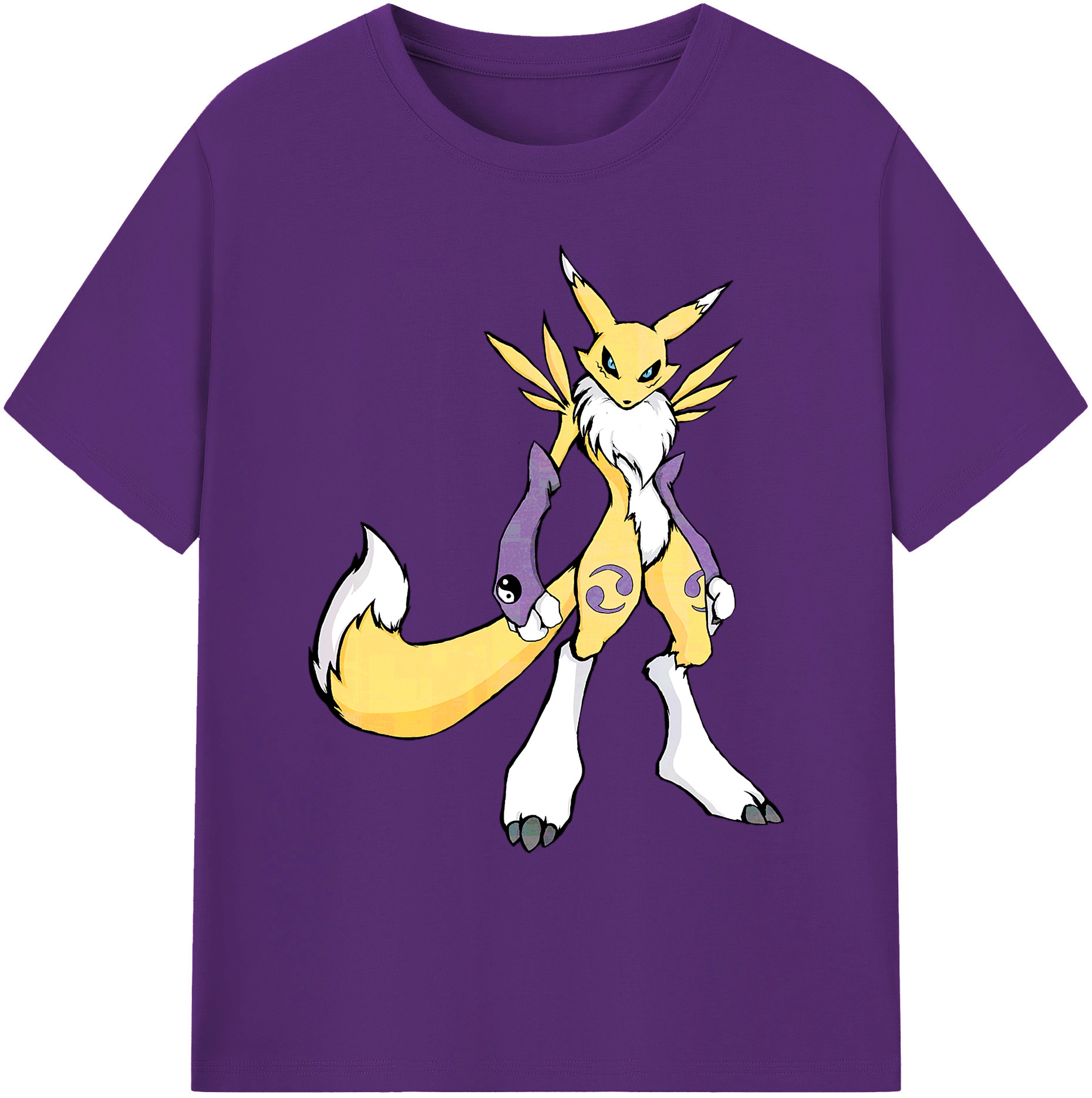 （画像用） Digimon デジタルモンスター/デジモン 綿100％ メンズ半袖Tシャツ｜肌触りやわらか＆通気性