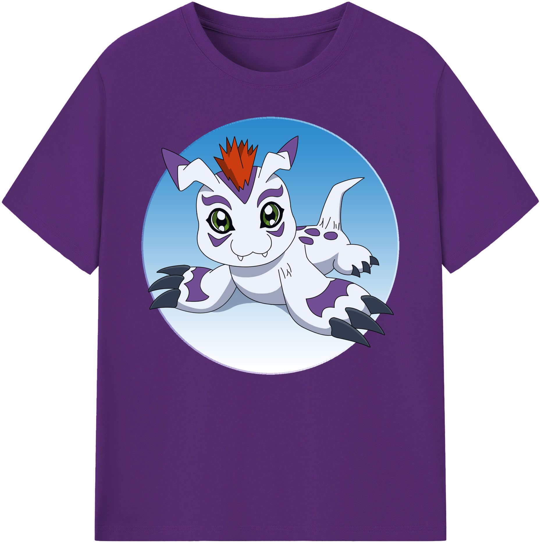 （画像用） Digimon デジタルモンスター/デジモン 綿100％ メンズ半袖Tシャツ｜肌触りやわらか＆通気性
