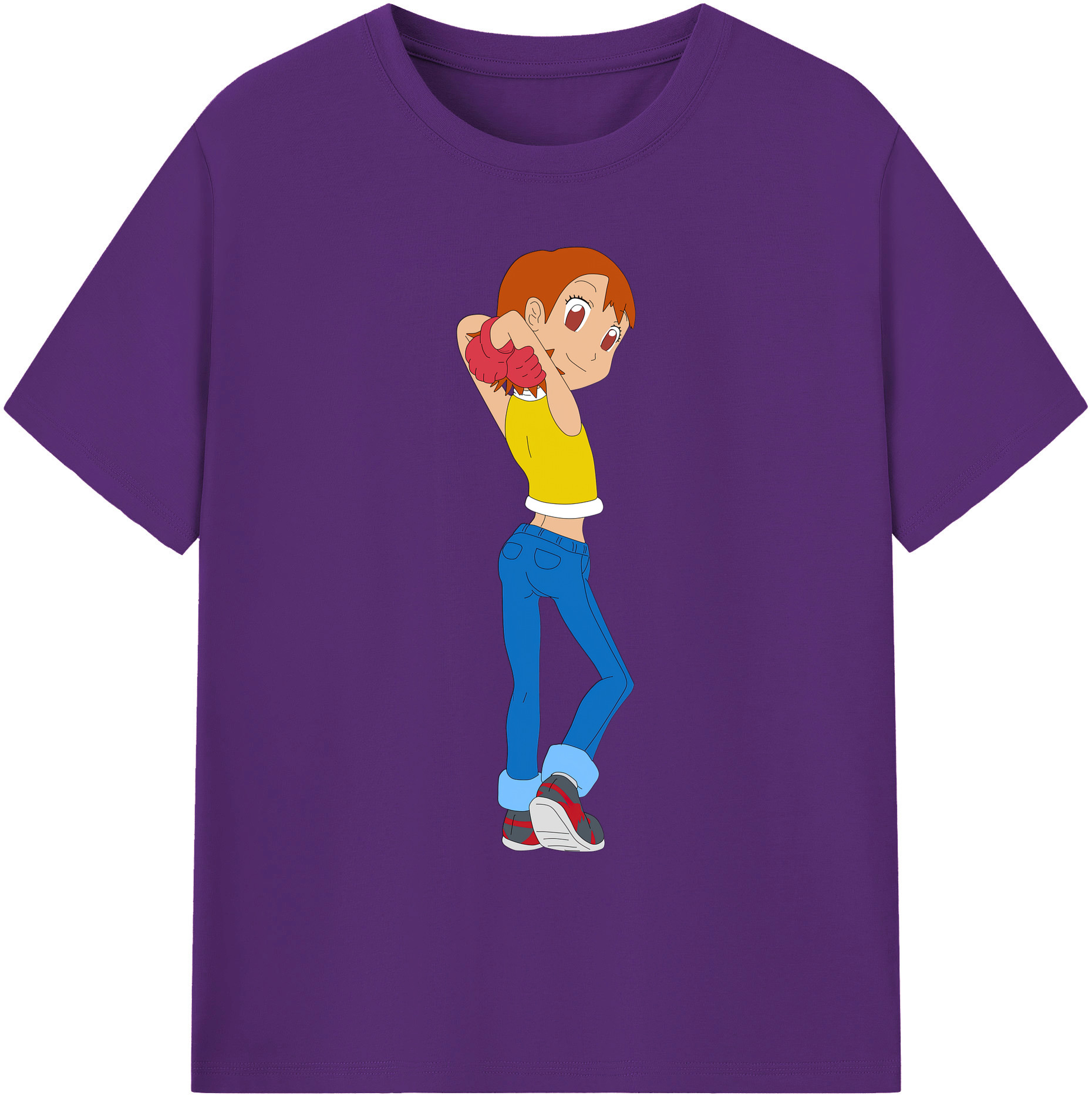 （画像用） Digimon デジタルモンスター/デジモン 綿100％ メンズ半袖Tシャツ｜肌触りやわらか＆通気性