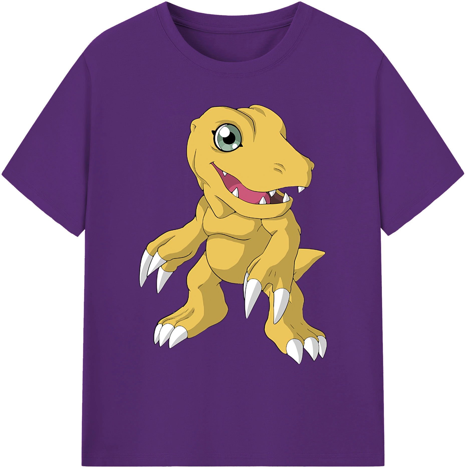 （画像用） Digimon デジタルモンスター/デジモン 綿100％ メンズ半袖Tシャツ｜肌触りやわらか＆通気性