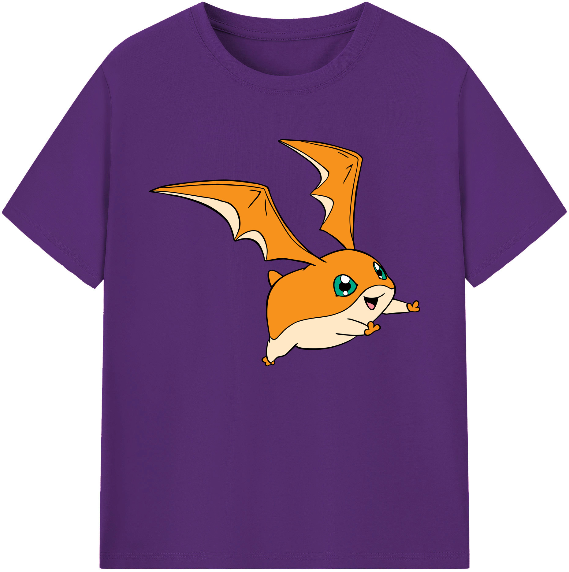 （画像用） Digimon デジタルモンスター/デジモン 綿100％ メンズ半袖Tシャツ｜肌触りやわらか＆通気性