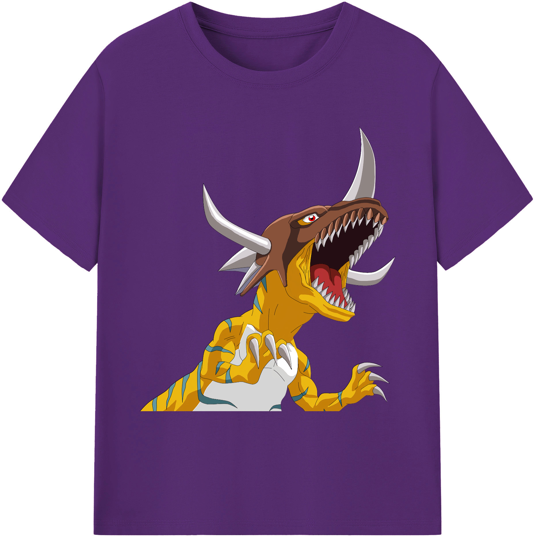 （画像用） Digimon デジタルモンスター/デジモン 綿100％ メンズ半袖Tシャツ｜肌触りやわらか＆通気性