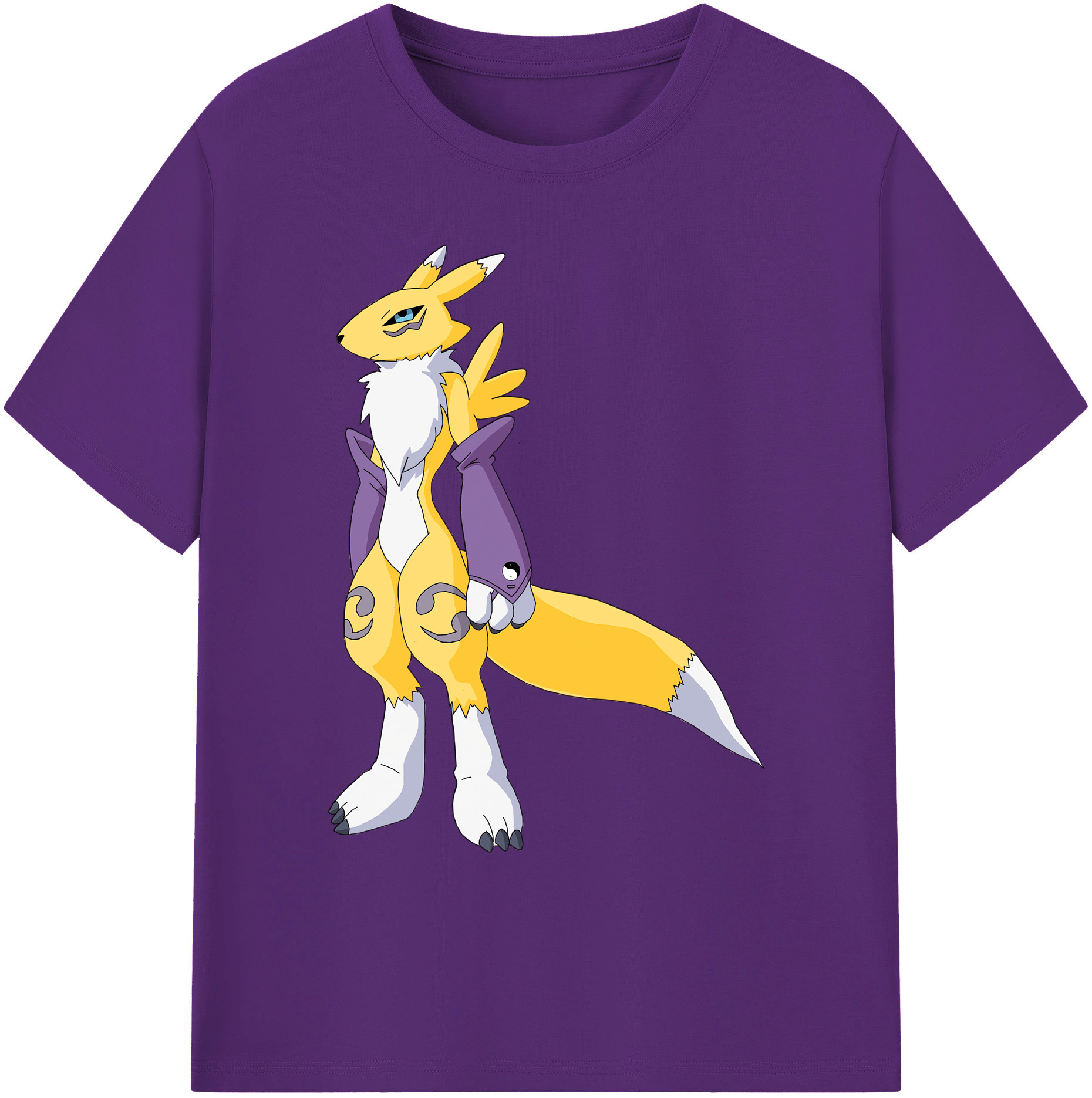 （画像用） Digimon デジタルモンスター/デジモン 綿100％ メンズ半袖Tシャツ｜肌触りやわらか＆通気性