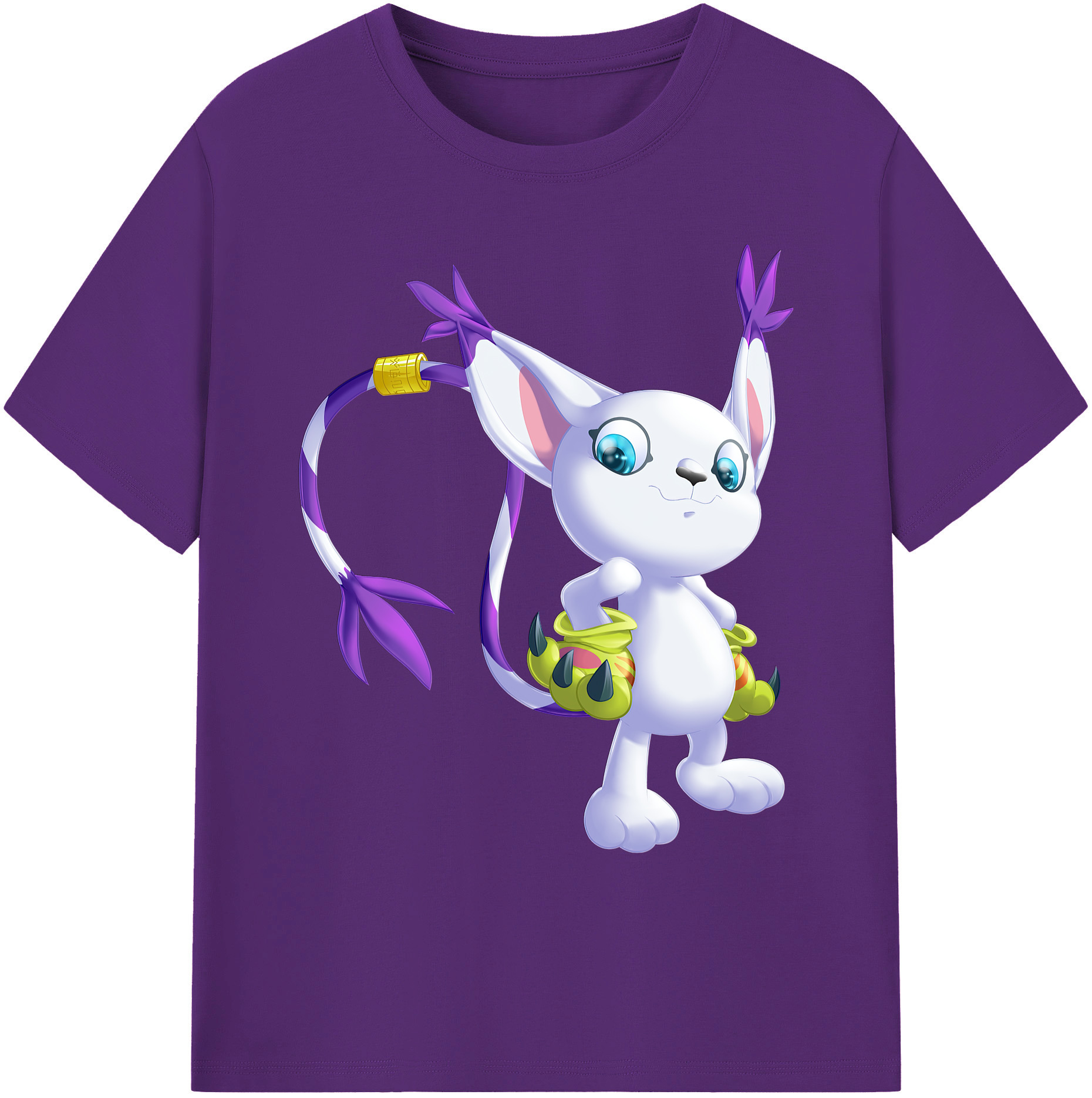 （画像用） Digimon デジタルモンスター/デジモン 綿100％ メンズ半袖Tシャツ｜肌触りやわらか＆通気性