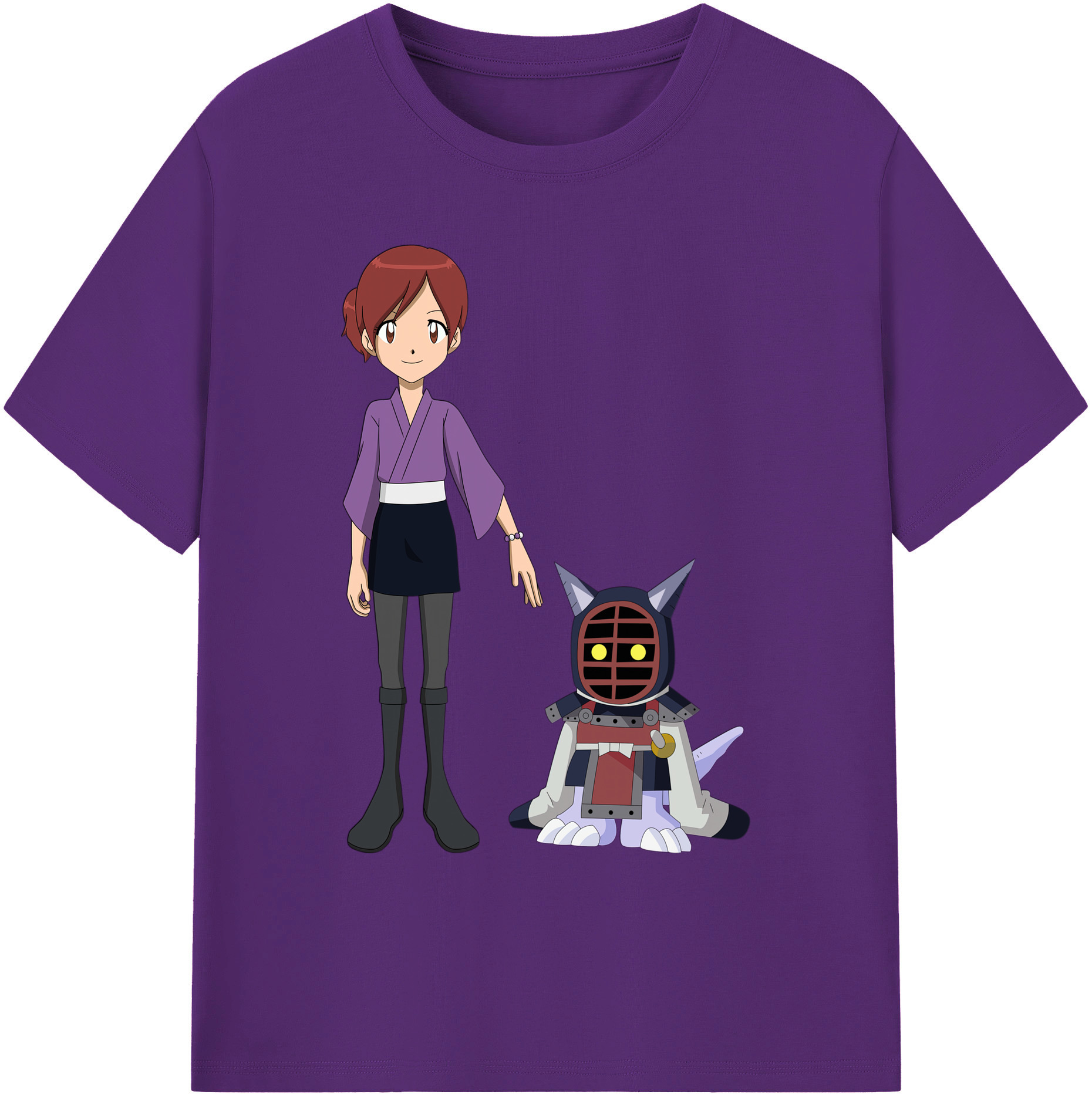 （画像用） Digimon デジタルモンスター/デジモン 綿100％ メンズ半袖Tシャツ｜肌触りやわらか＆通気性