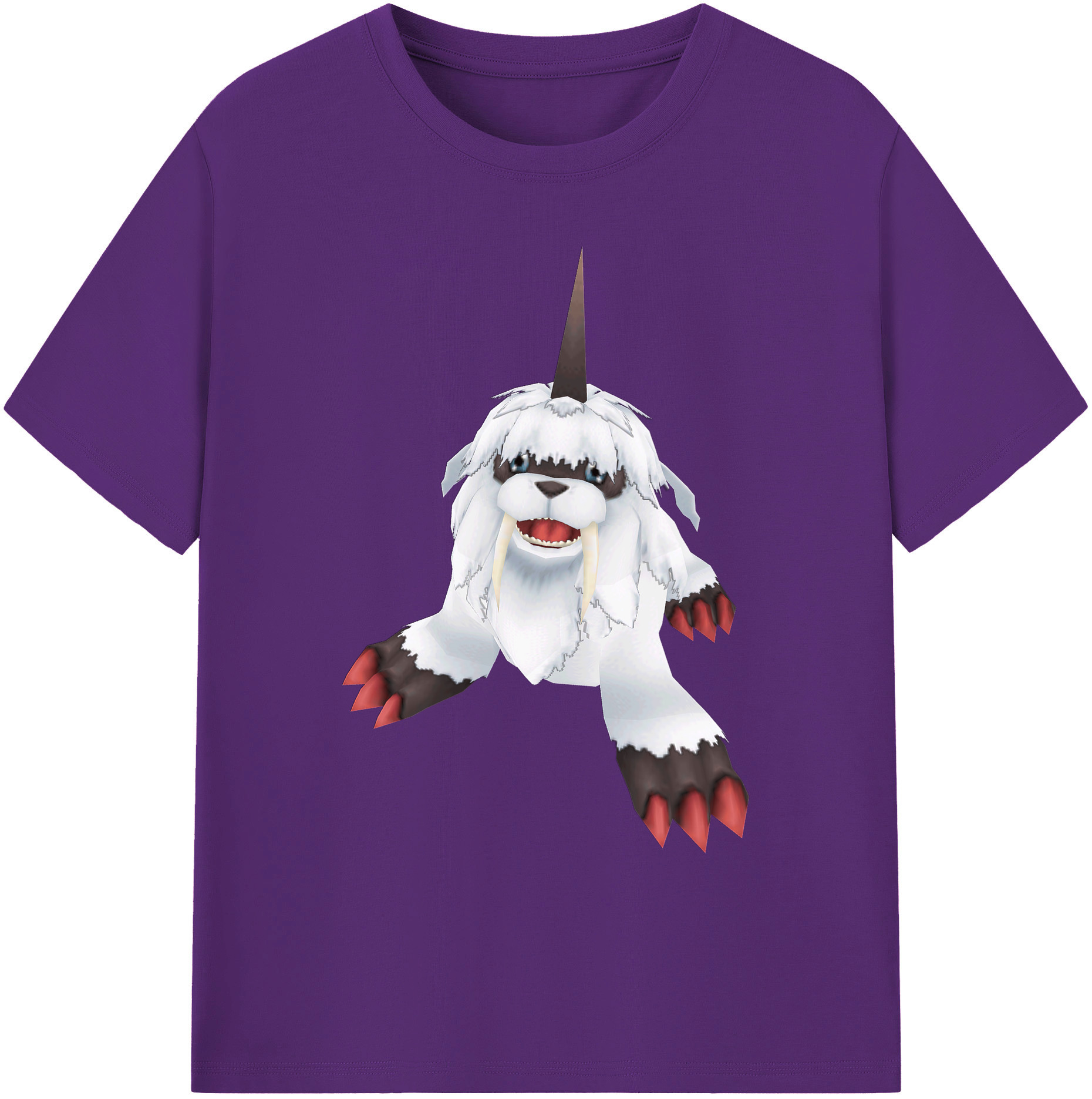 （画像用） Digimon デジタルモンスター/デジモン 綿100％ メンズ半袖Tシャツ｜肌触りやわらか＆通気性