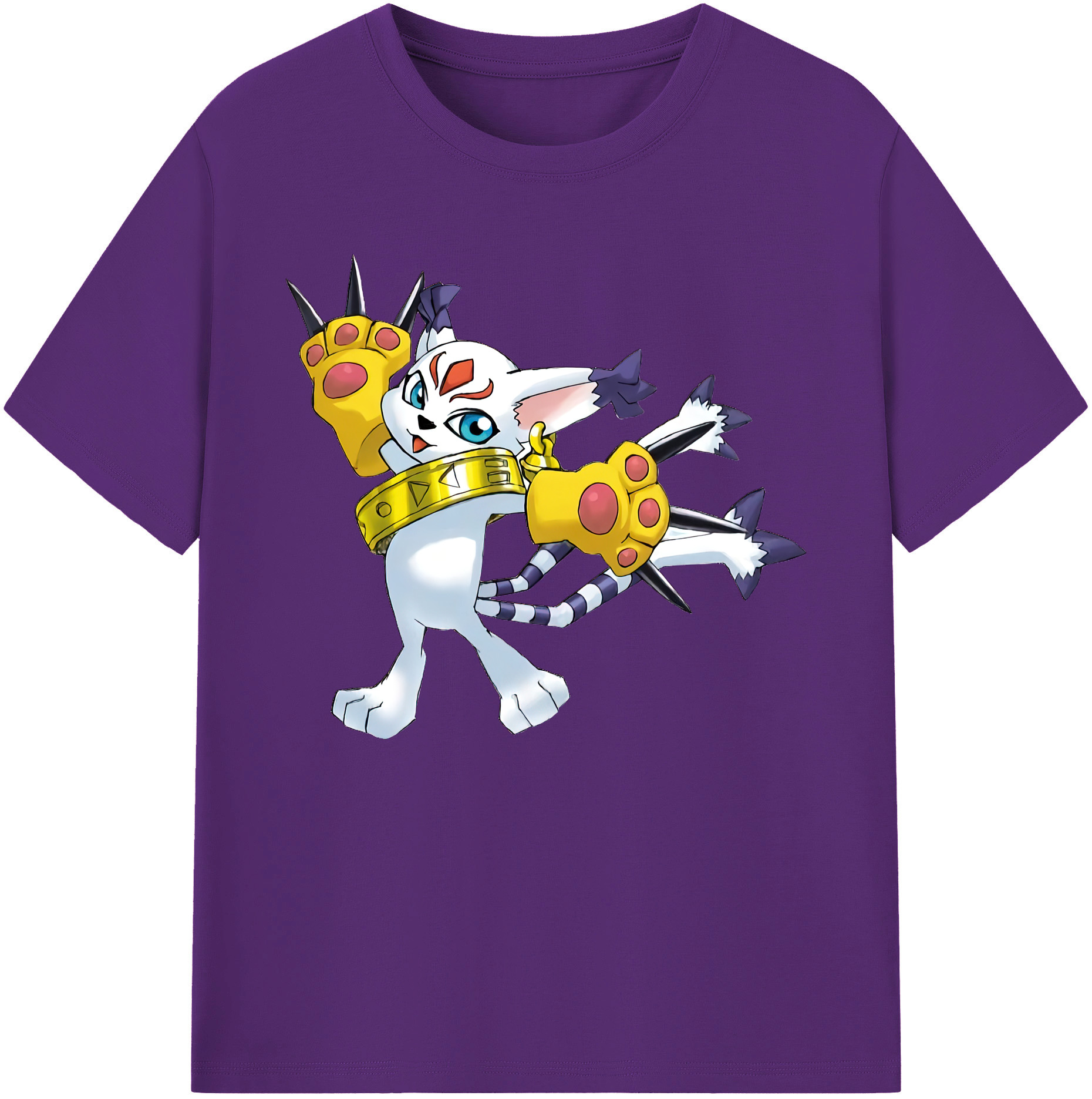 （画像用） Digimon デジタルモンスター/デジモン 綿100％ メンズ半袖Tシャツ｜肌触りやわらか＆通気性