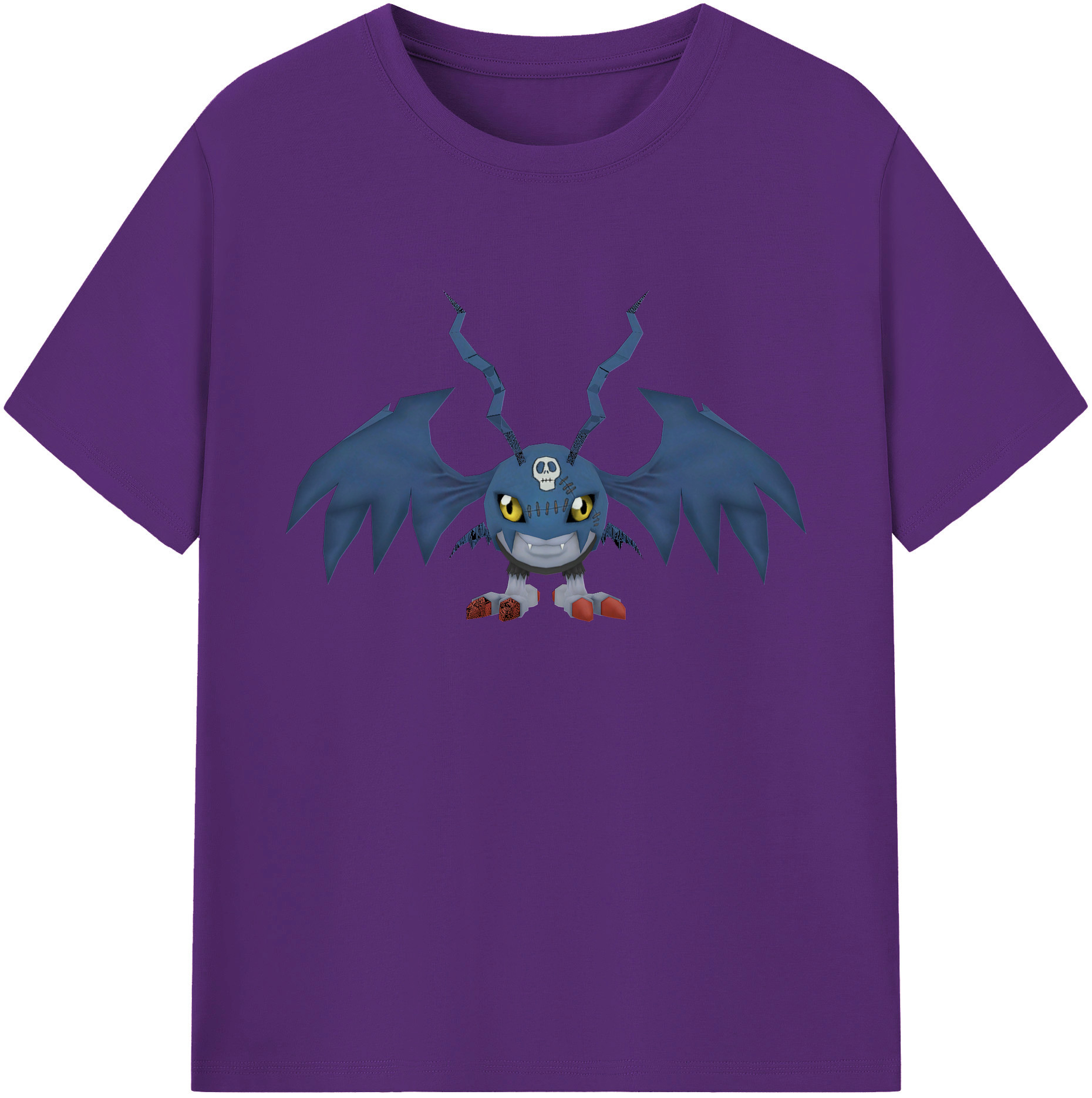 （画像用） Digimon デジタルモンスター/デジモン 綿100％ メンズ半袖Tシャツ｜肌触りやわらか＆通気性