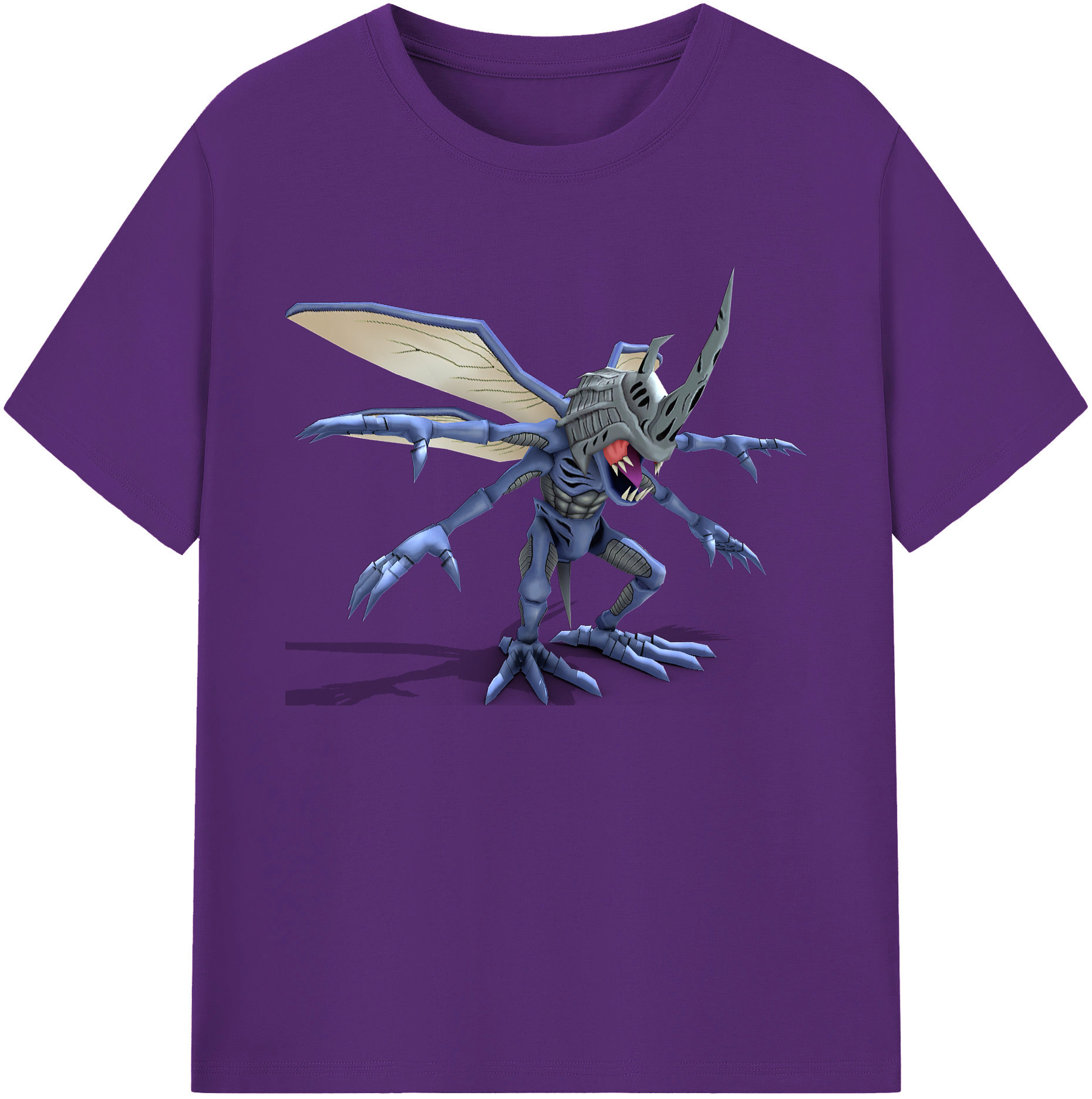（画像用） Digimon デジタルモンスター/デジモン 綿100％ メンズ半袖Tシャツ｜肌触りやわらか＆通気性