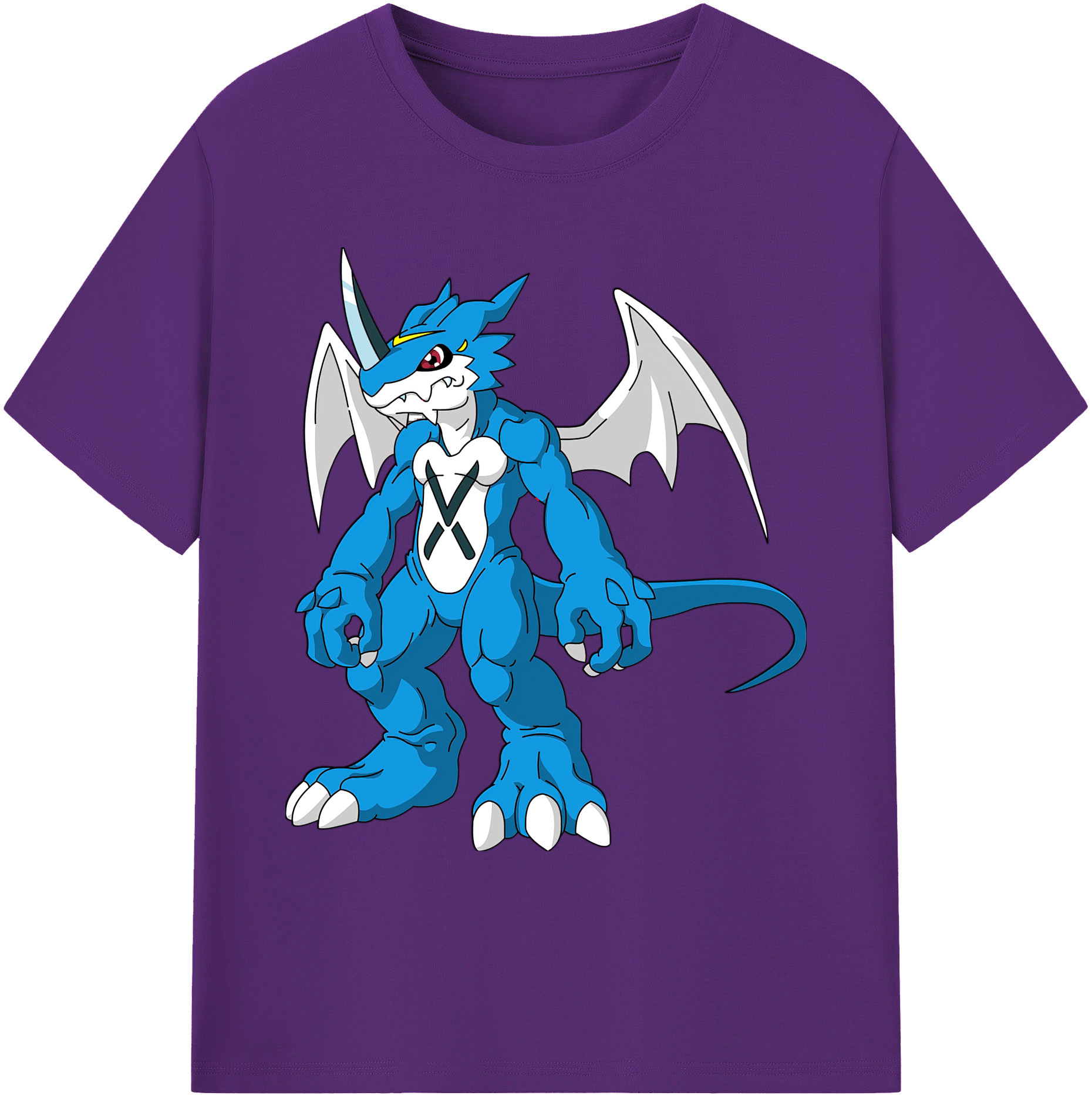 （画像用） Digimon デジタルモンスター/デジモン 綿100％ メンズ半袖Tシャツ｜肌触りやわらか＆通気性