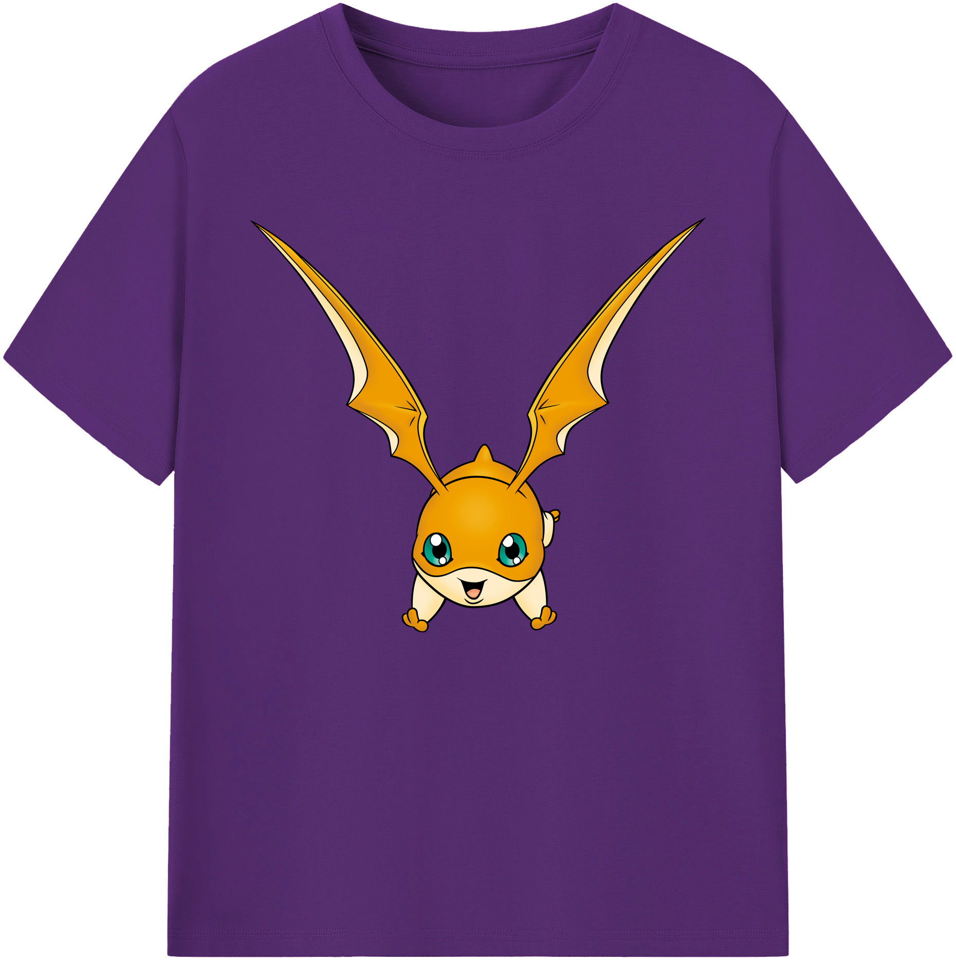 （画像用） Digimon デジタルモンスター/デジモン 綿100％ メンズ半袖Tシャツ｜肌触りやわらか＆通気性