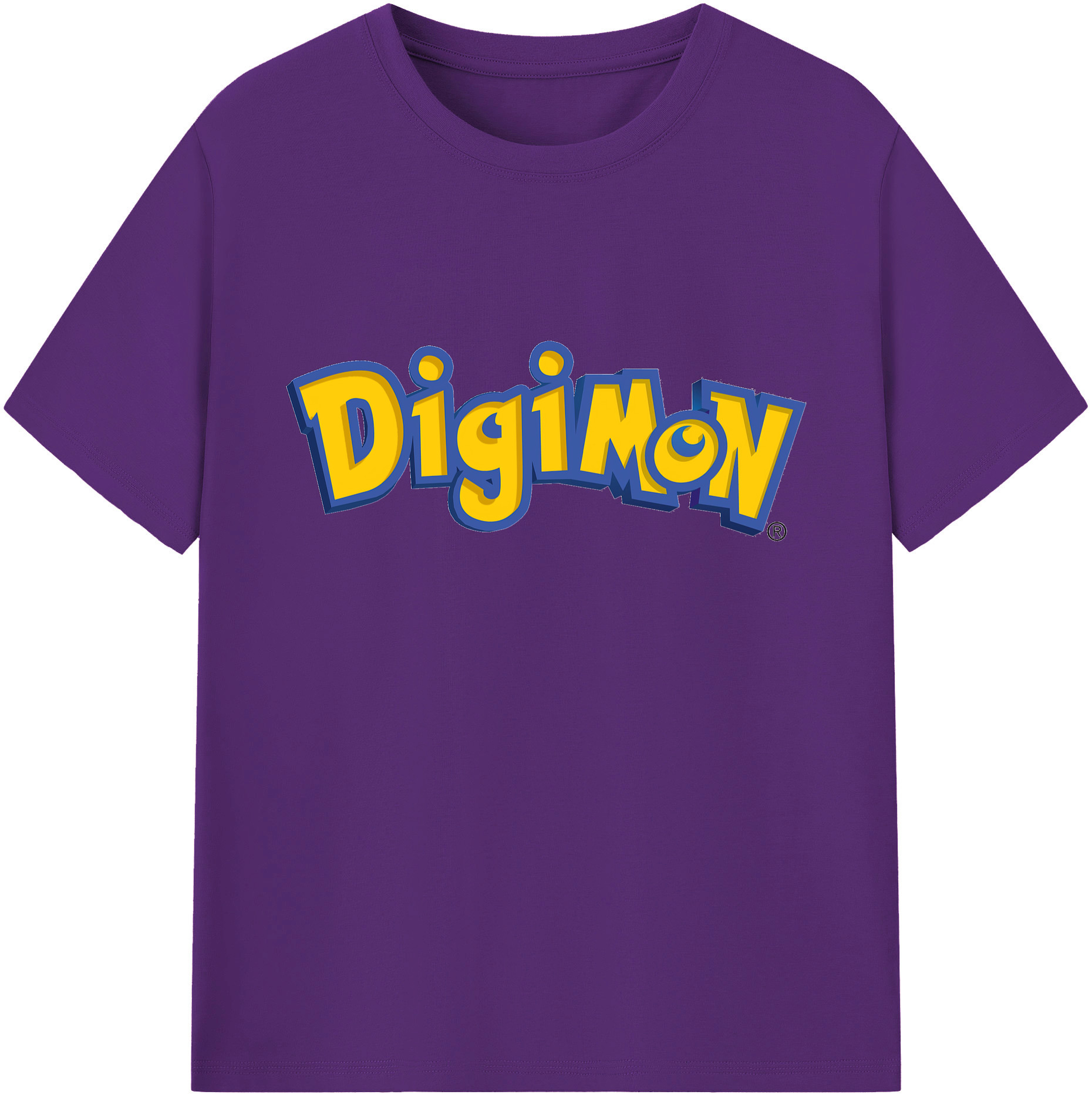 （画像用） Digimon デジタルモンスター/デジモン 綿100％ メンズ半袖Tシャツ｜肌触りやわらか＆通気性