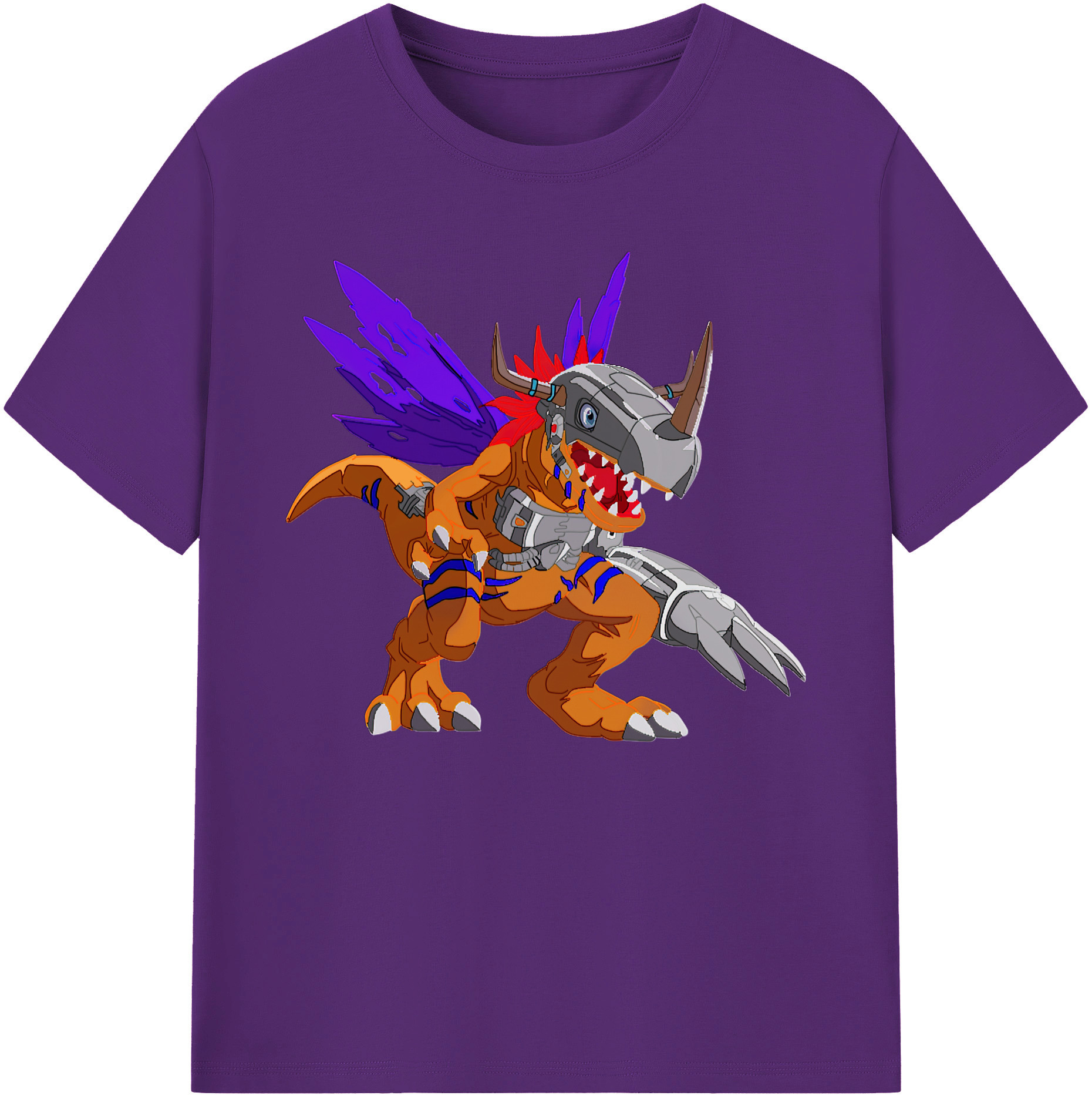 （画像用） Digimon デジタルモンスター/デジモン 綿100％ メンズ半袖Tシャツ｜肌触りやわらか＆通気性