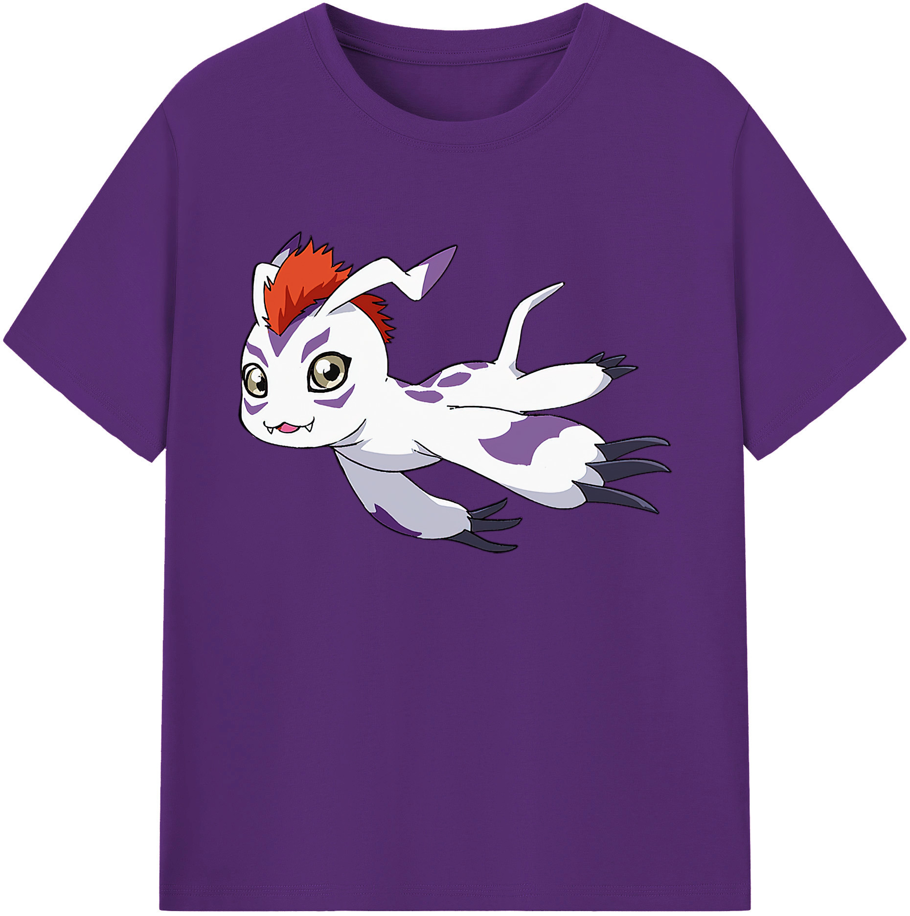 （画像用） Digimon デジタルモンスター/デジモン 綿100％ メンズ半袖Tシャツ｜肌触りやわらか＆通気性