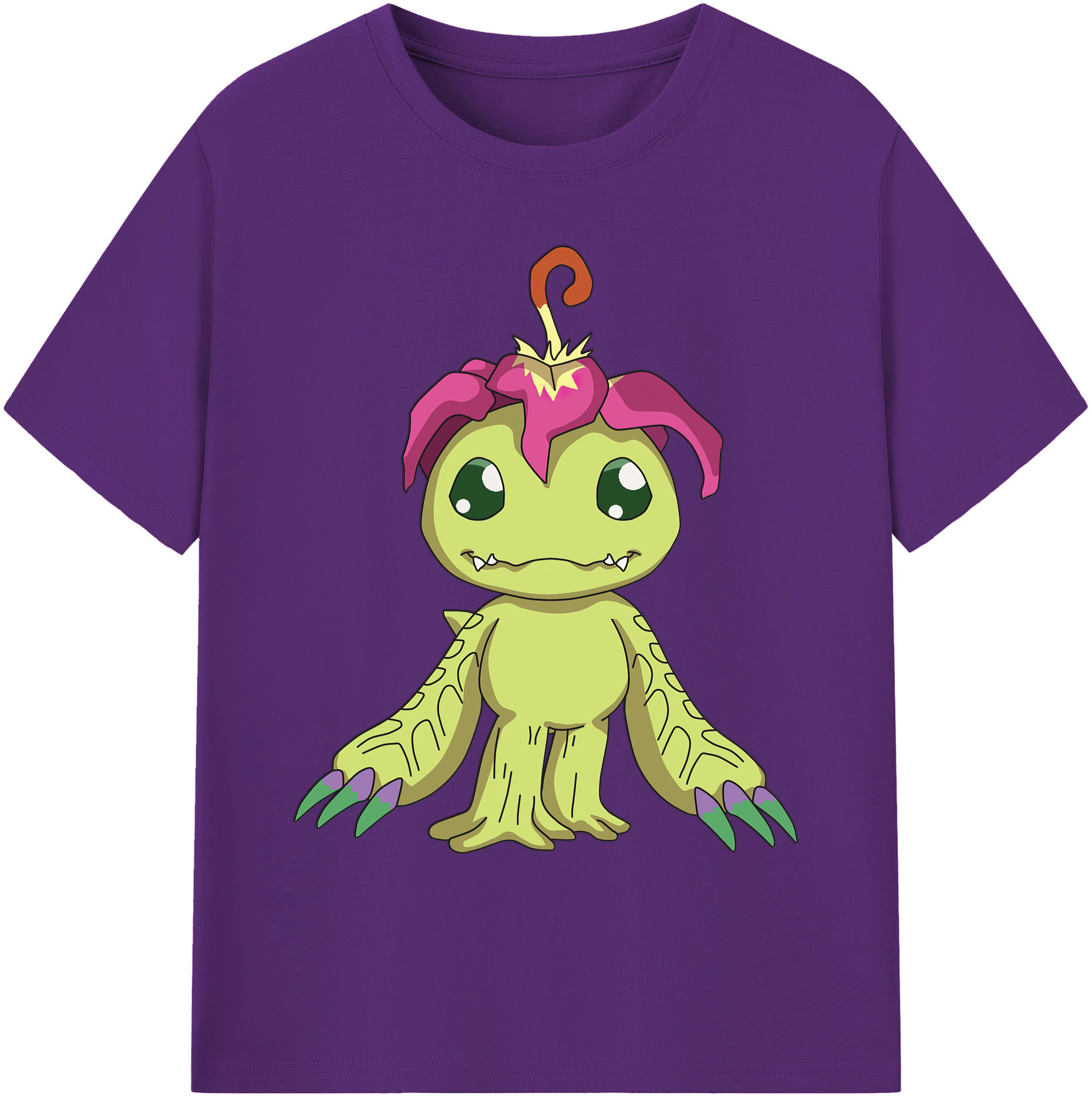 （画像用） Digimon デジタルモンスター/デジモン 綿100％ メンズ半袖Tシャツ｜肌触りやわらか＆通気性