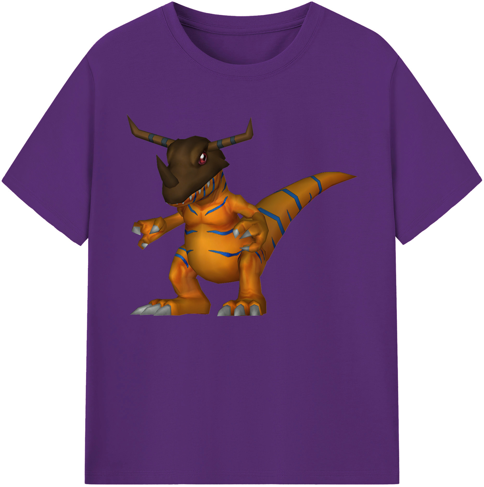 （画像用） Digimon デジタルモンスター/デジモン 綿100％ メンズ半袖Tシャツ｜肌触りやわらか＆通気性