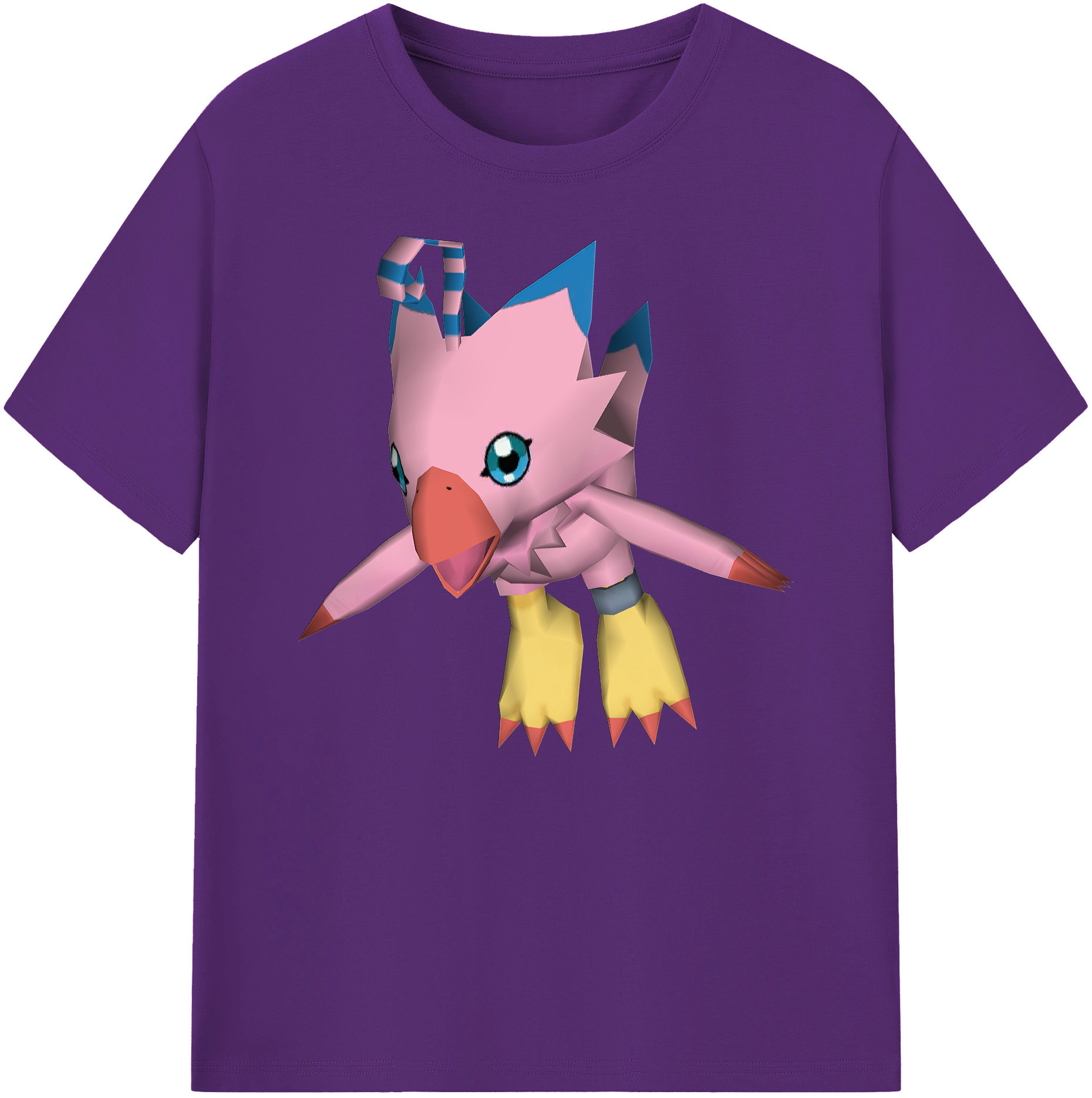 （画像用） Digimon デジタルモンスター/デジモン 綿100％ メンズ半袖Tシャツ｜肌触りやわらか＆通気性