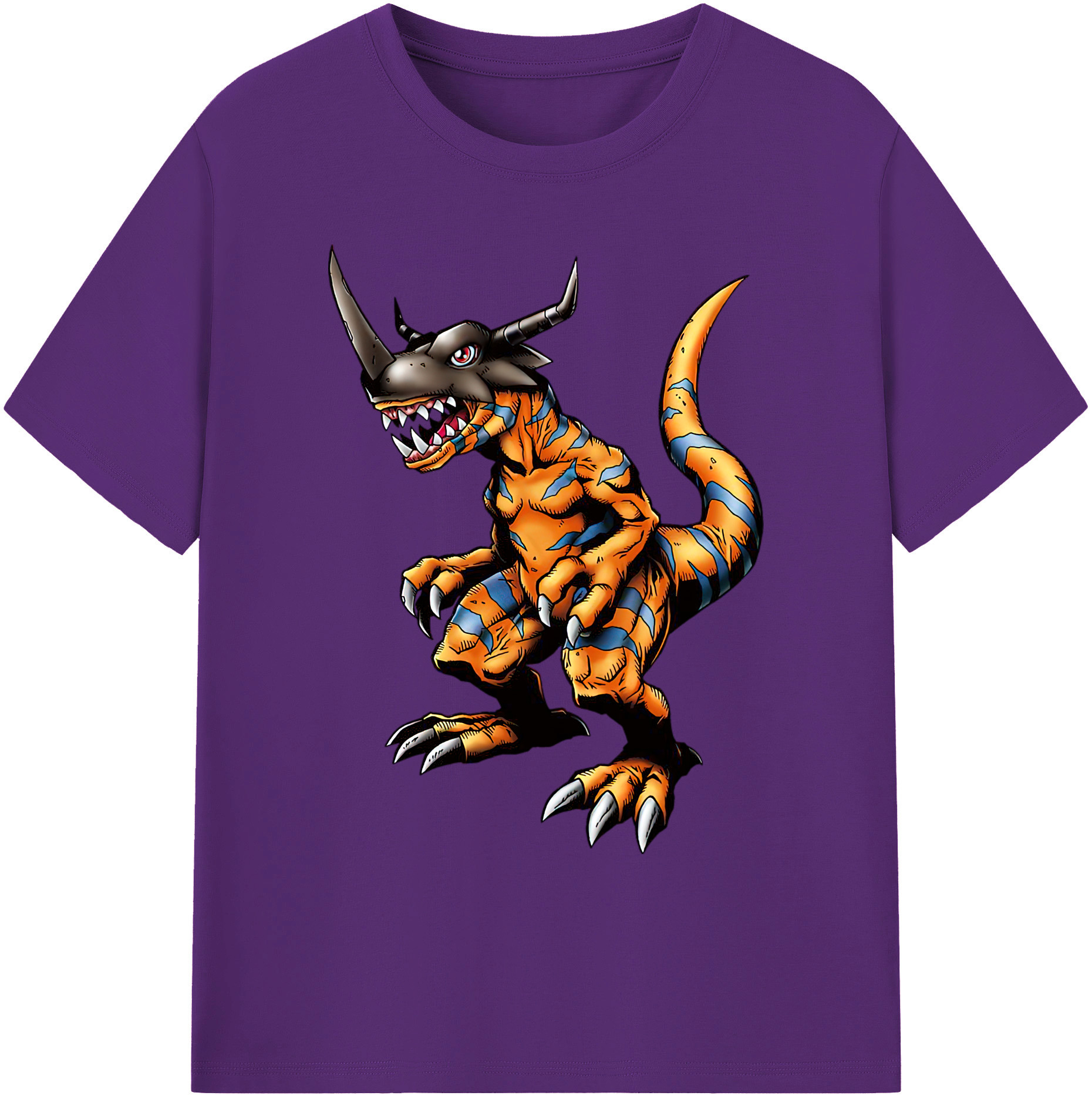 （画像用） Digimon デジタルモンスター/デジモン 綿100％ メンズ半袖Tシャツ｜肌触りやわらか＆通気性