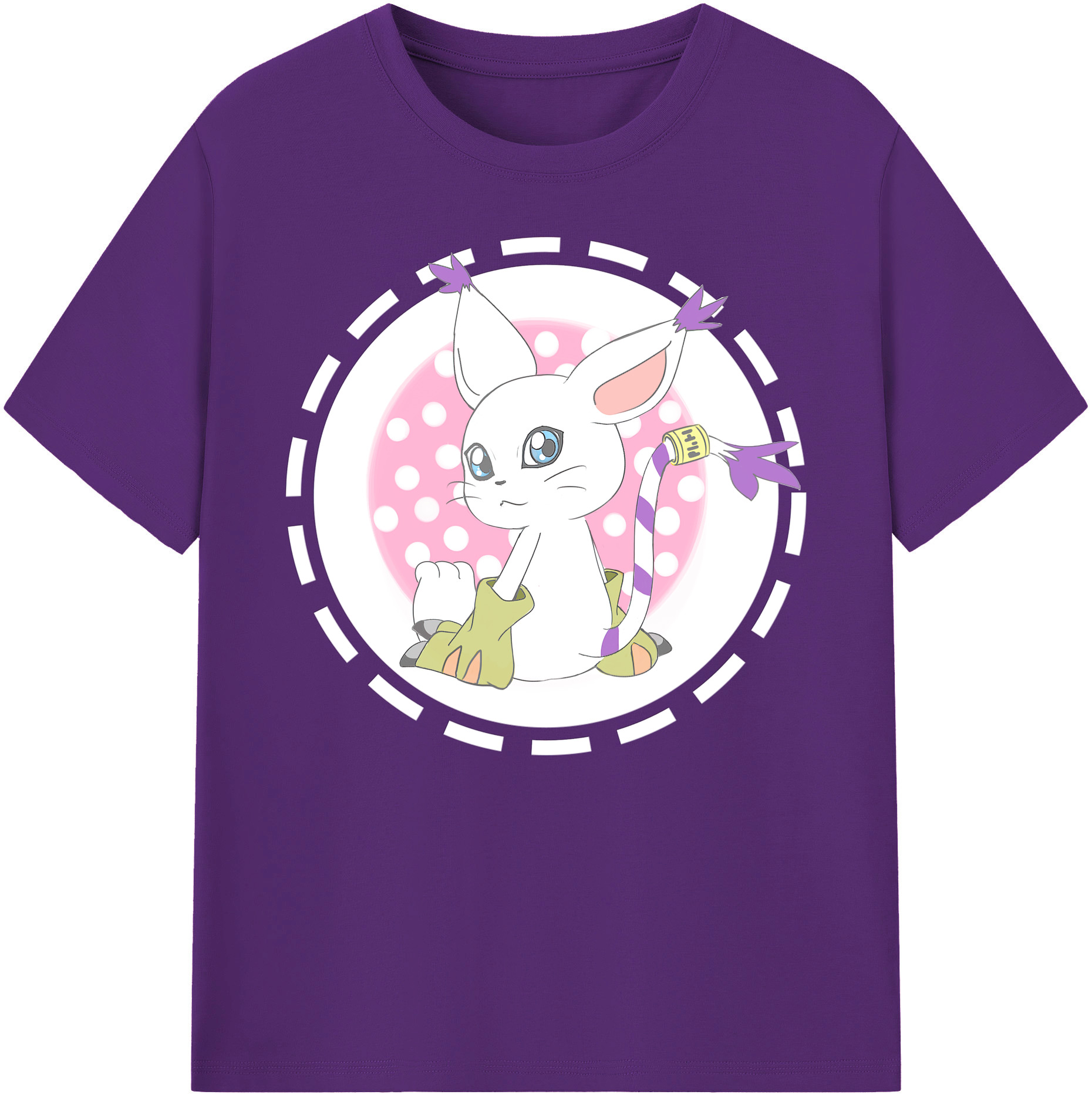（画像用） Digimon デジタルモンスター/デジモン 綿100％ メンズ半袖Tシャツ｜肌触りやわらか＆通気性