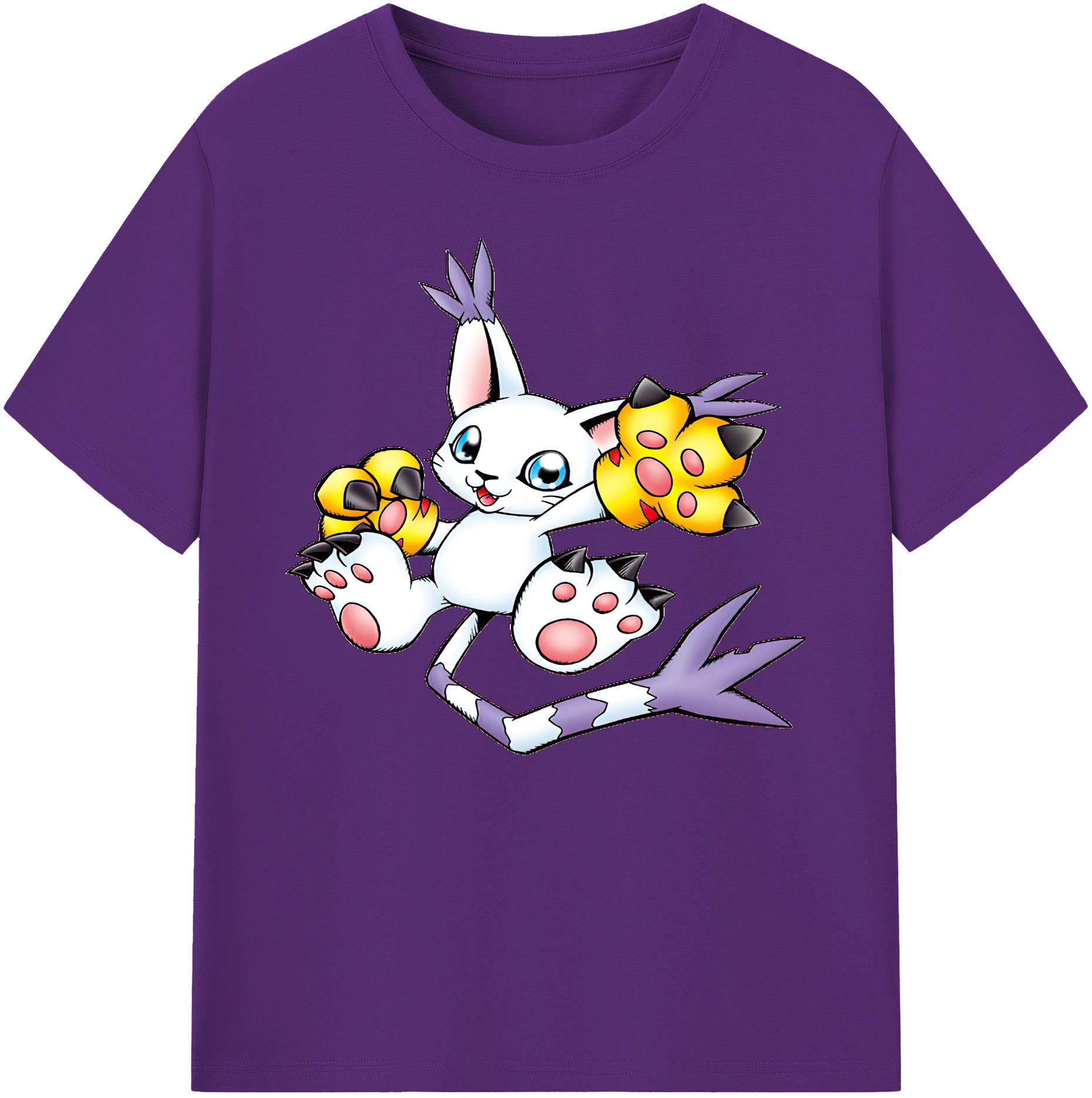 （画像用） Digimon デジタルモンスター/デジモン 綿100％ メンズ半袖Tシャツ｜肌触りやわらか＆通気性