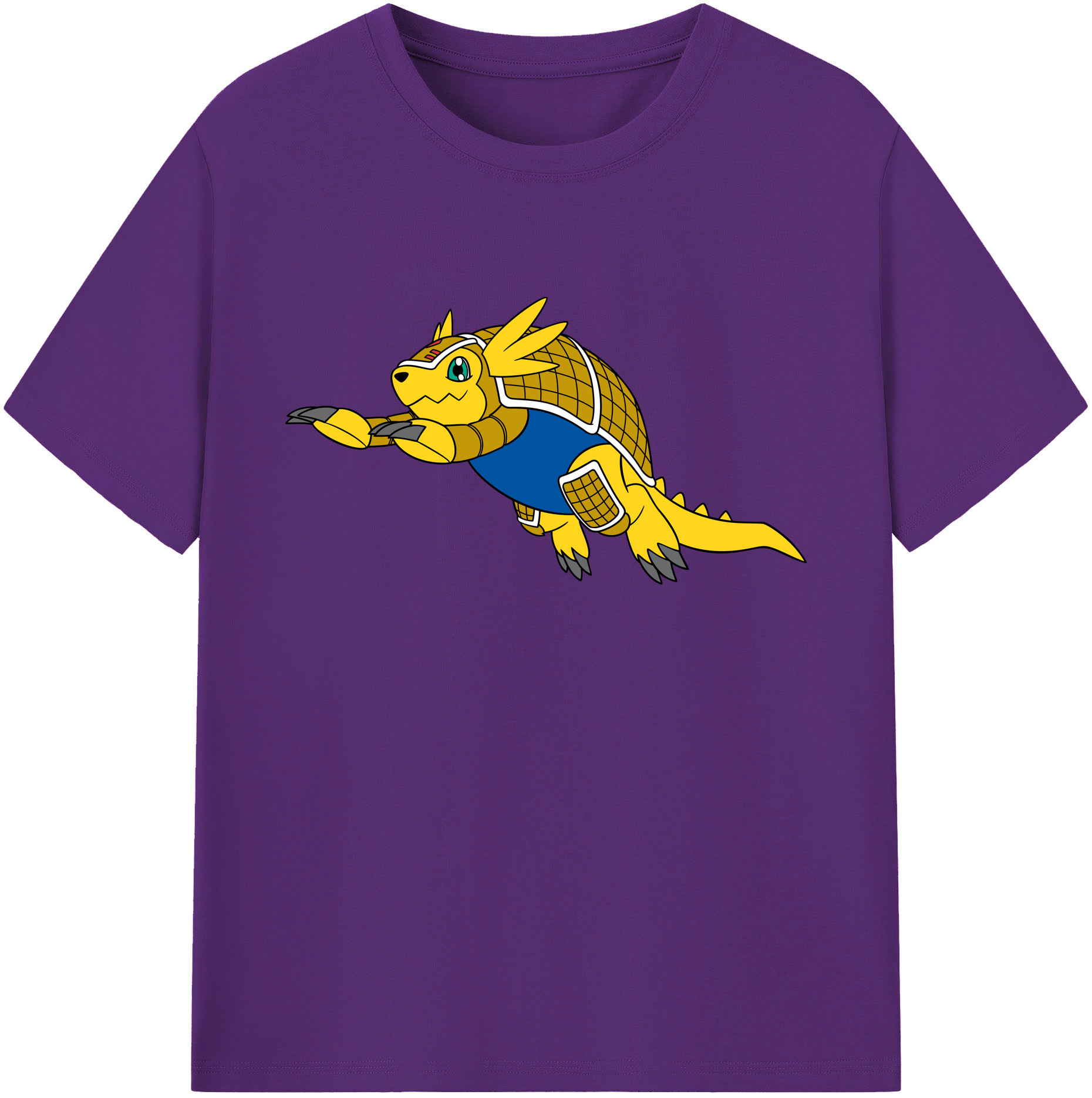 （画像用） Digimon デジタルモンスター/デジモン 綿100％ メンズ半袖Tシャツ｜肌触りやわらか＆通気性