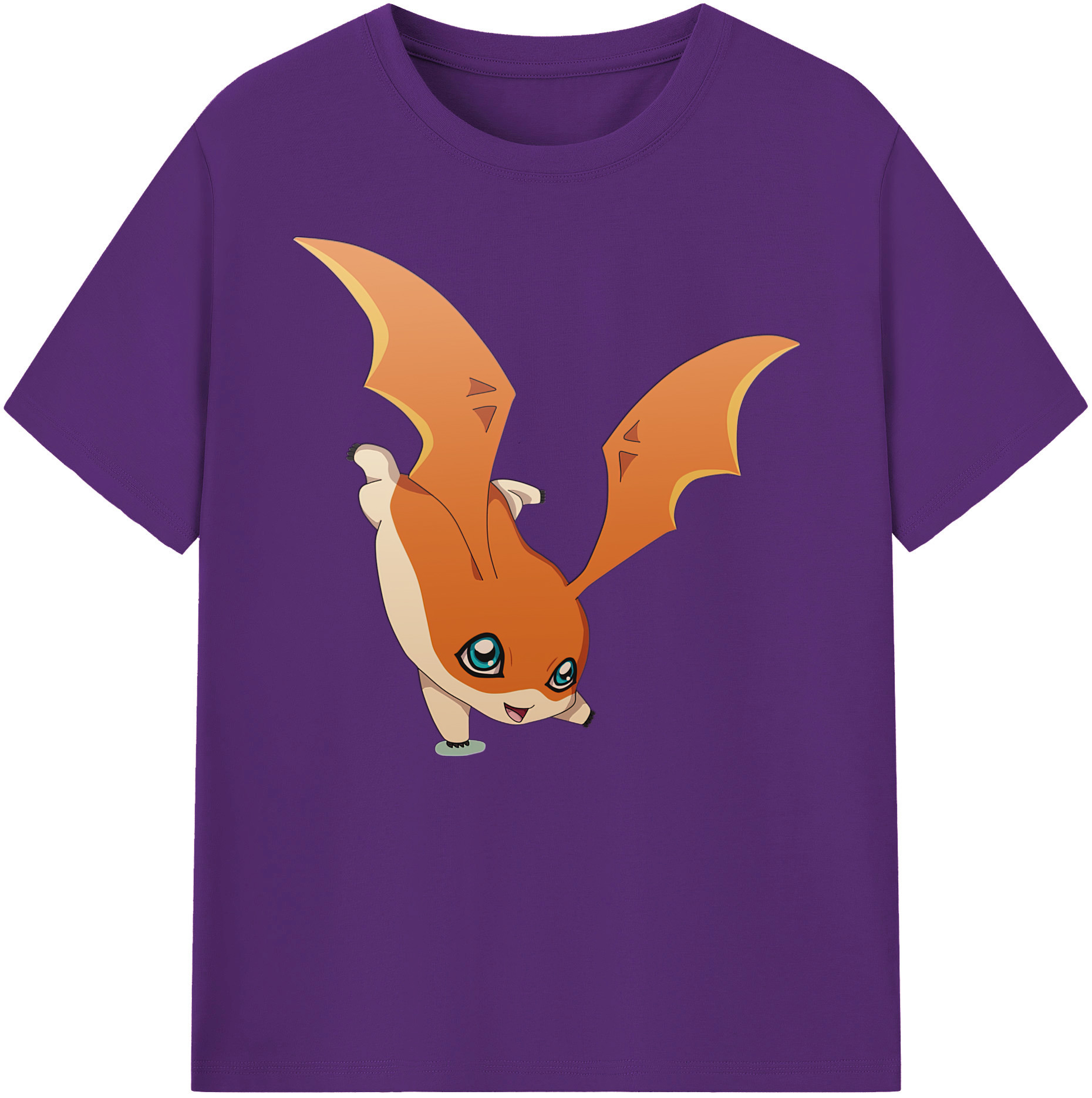 （画像用） Digimon デジタルモンスター/デジモン 綿100％ メンズ半袖Tシャツ｜肌触りやわらか＆通気性