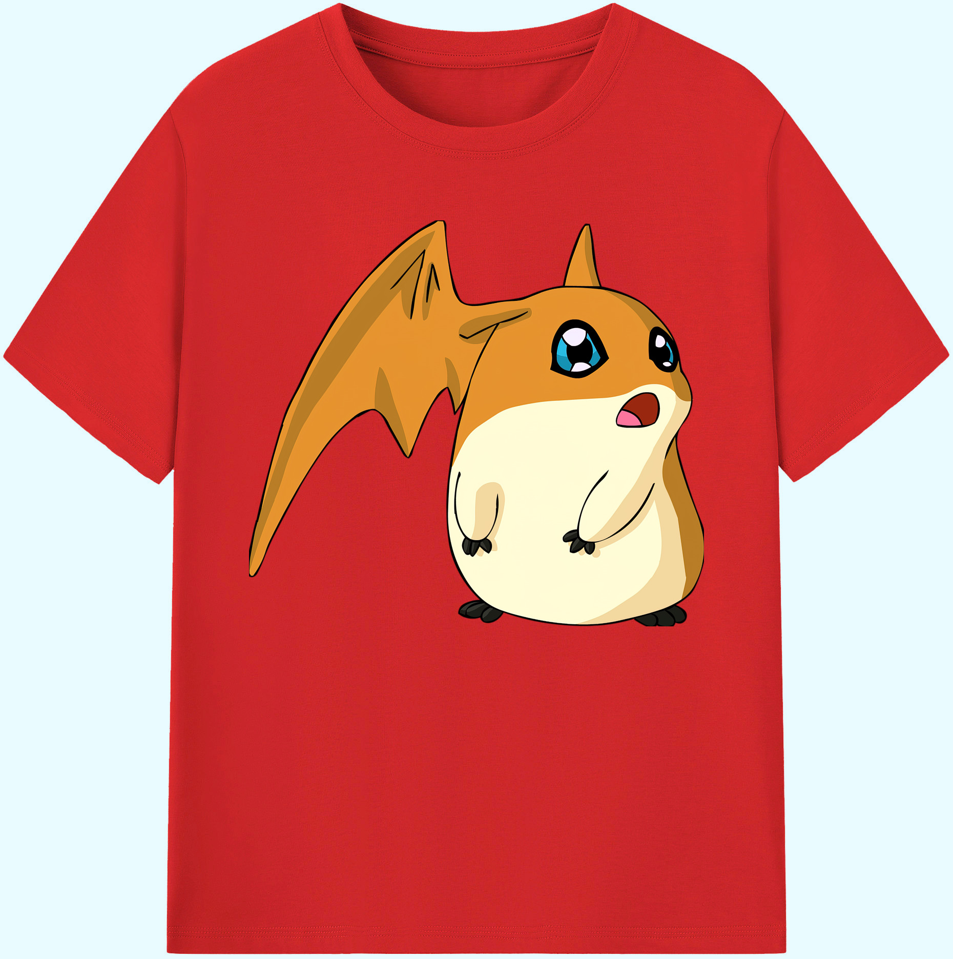 （画像用） Digimon デジタルモンスター/デジモン 綿100％ メンズ半袖Tシャツ｜肌触りやわらか＆通気性
