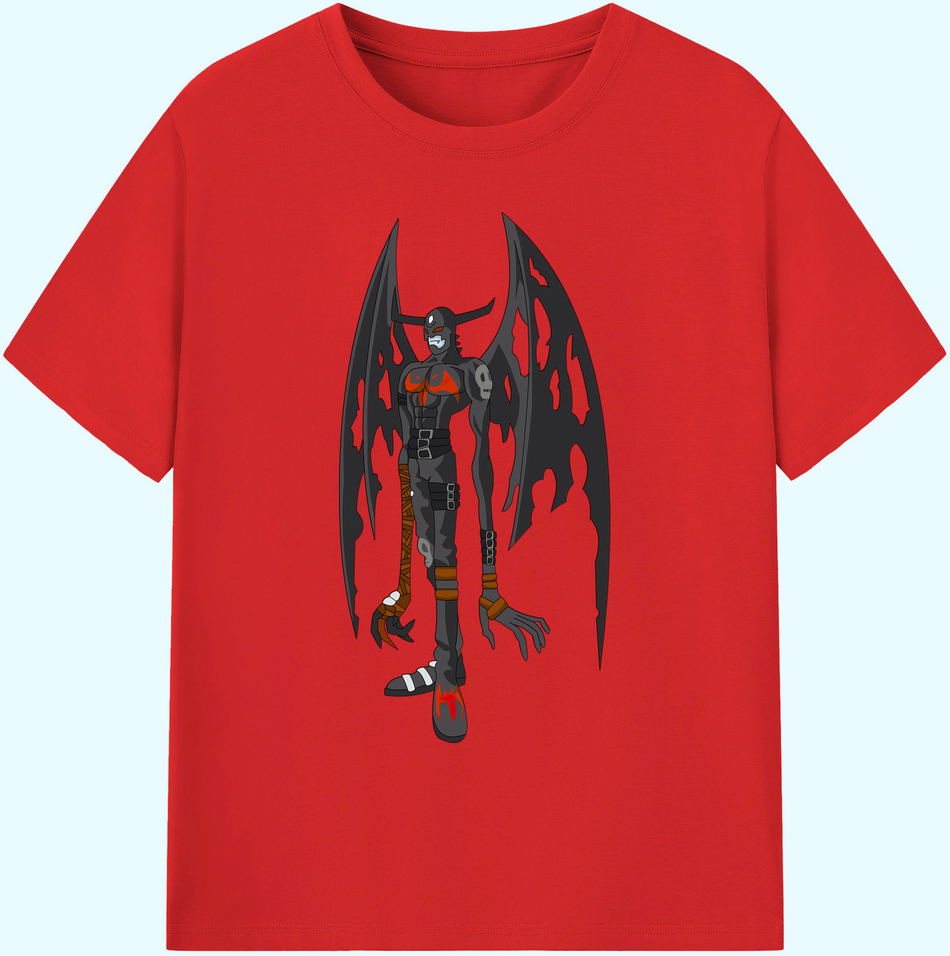 （画像用） Digimon デジタルモンスター/デジモン 綿100％ メンズ半袖Tシャツ｜肌触りやわらか＆通気性