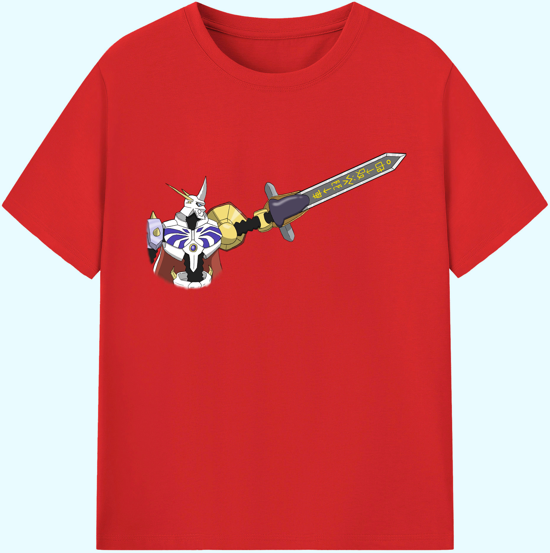 （画像用） Digimon デジタルモンスター/デジモン 綿100％ メンズ半袖Tシャツ｜肌触りやわらか＆通気性