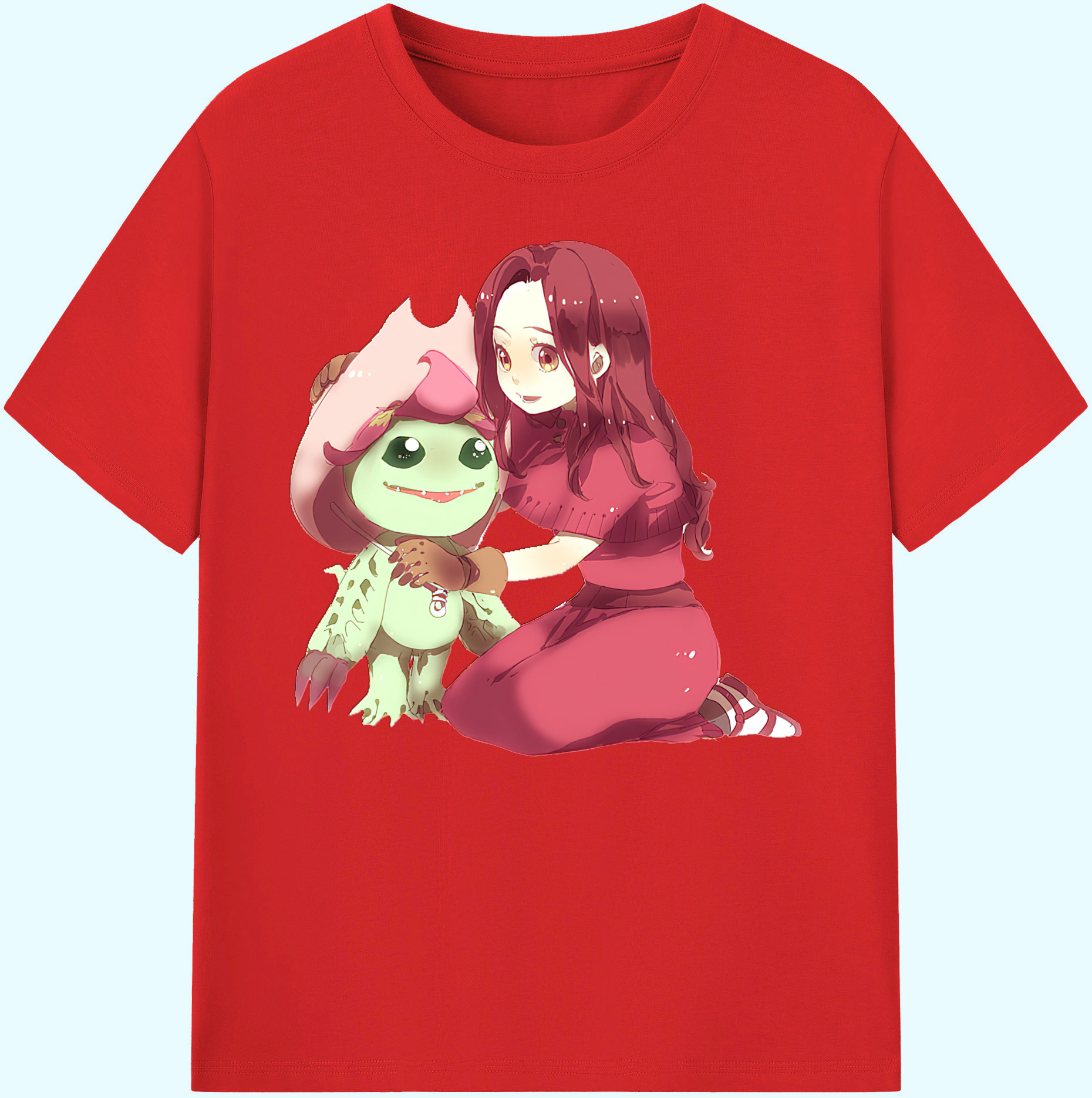（画像用） Digimon デジタルモンスター/デジモン 綿100％ メンズ半袖Tシャツ｜肌触りやわらか＆通気性