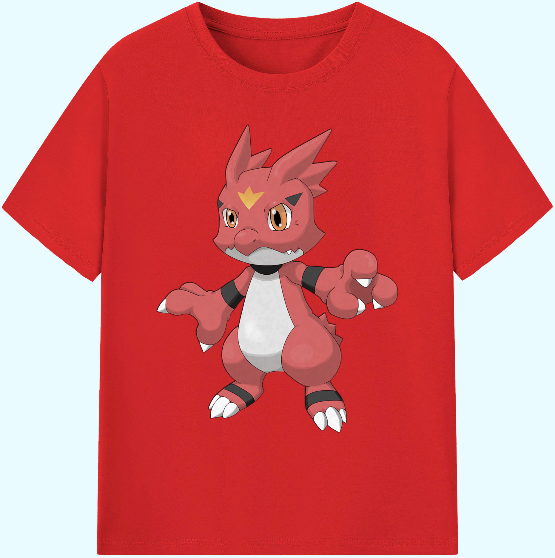 （画像用） Digimon デジタルモンスター/デジモン 綿100％ メンズ半袖Tシャツ｜肌触りやわらか＆通気性