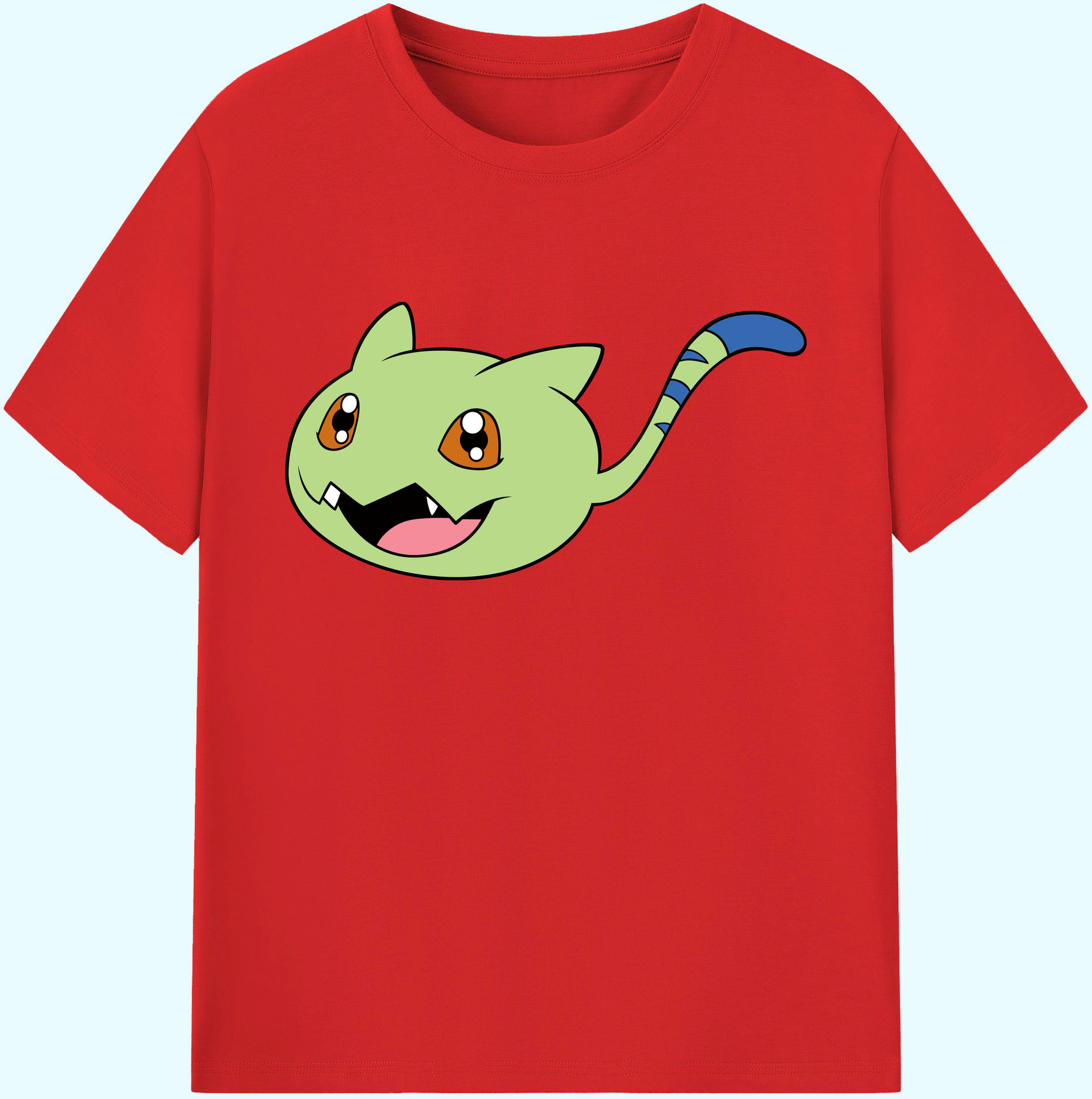 （画像用） Digimon デジタルモンスター/デジモン 綿100％ メンズ半袖Tシャツ｜肌触りやわらか＆通気性