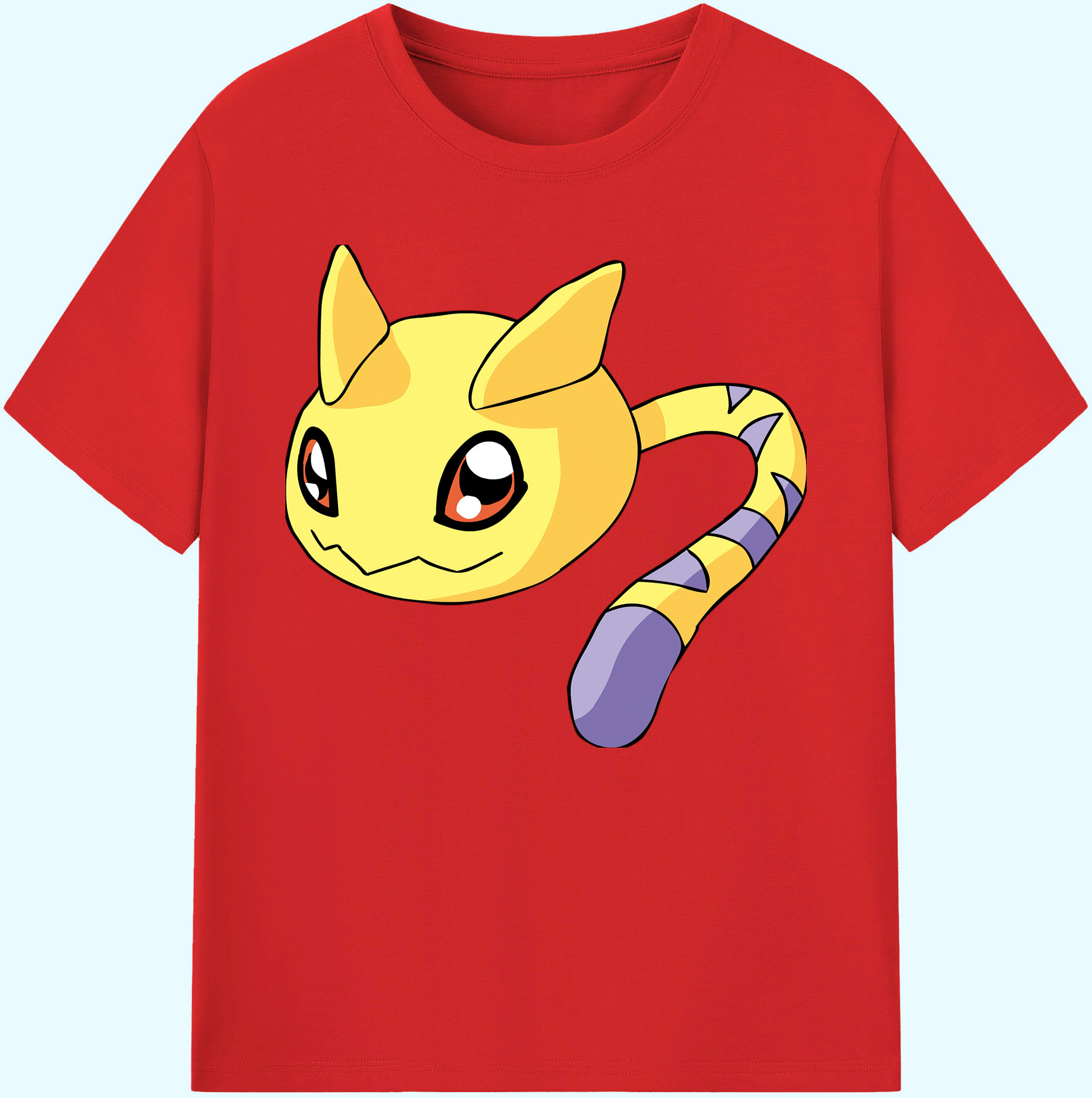 （画像用） Digimon デジタルモンスター/デジモン 綿100％ メンズ半袖Tシャツ｜肌触りやわらか＆通気性