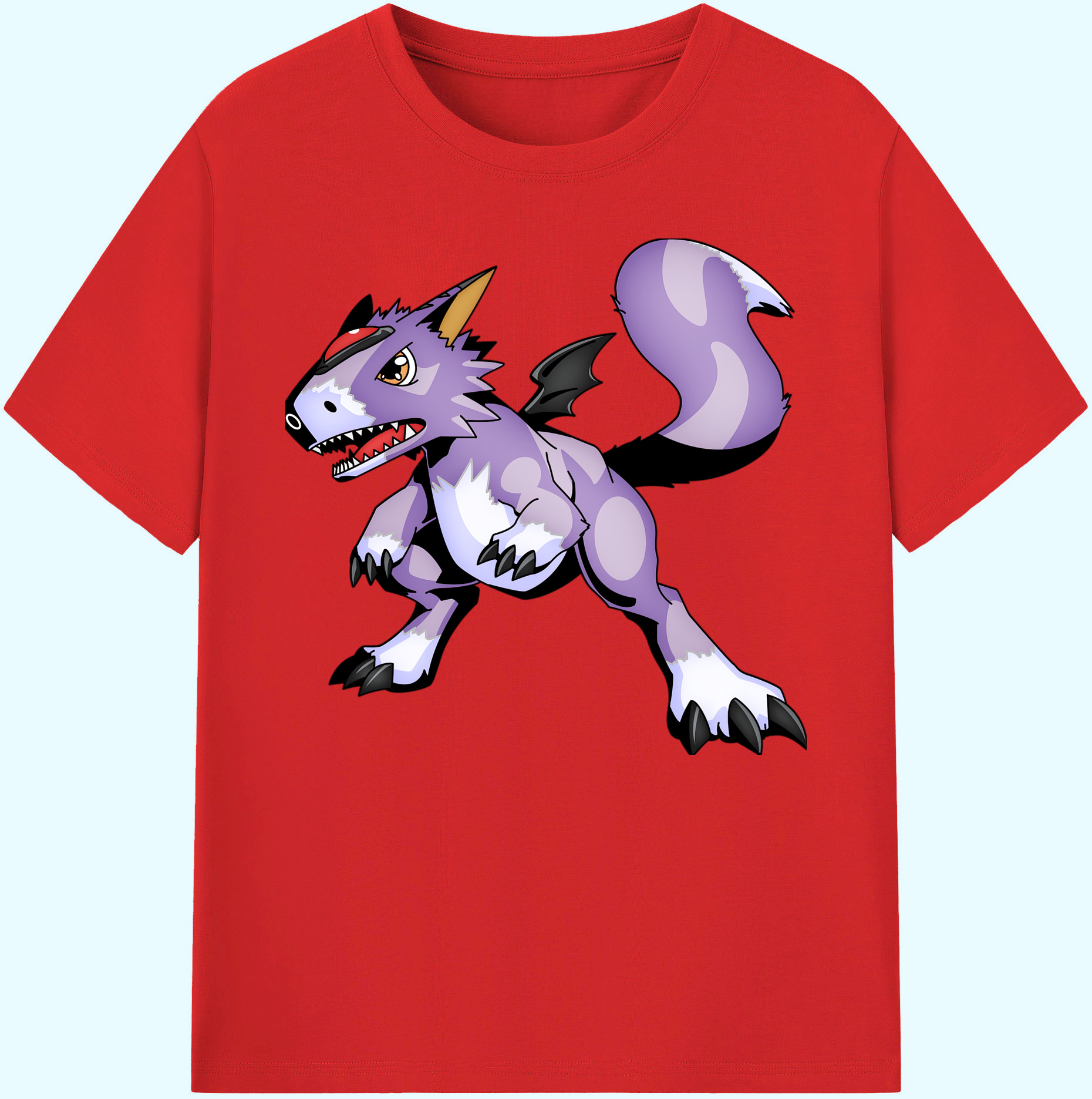 （画像用） Digimon デジタルモンスター/デジモン 綿100％ メンズ半袖Tシャツ｜肌触りやわらか＆通気性
