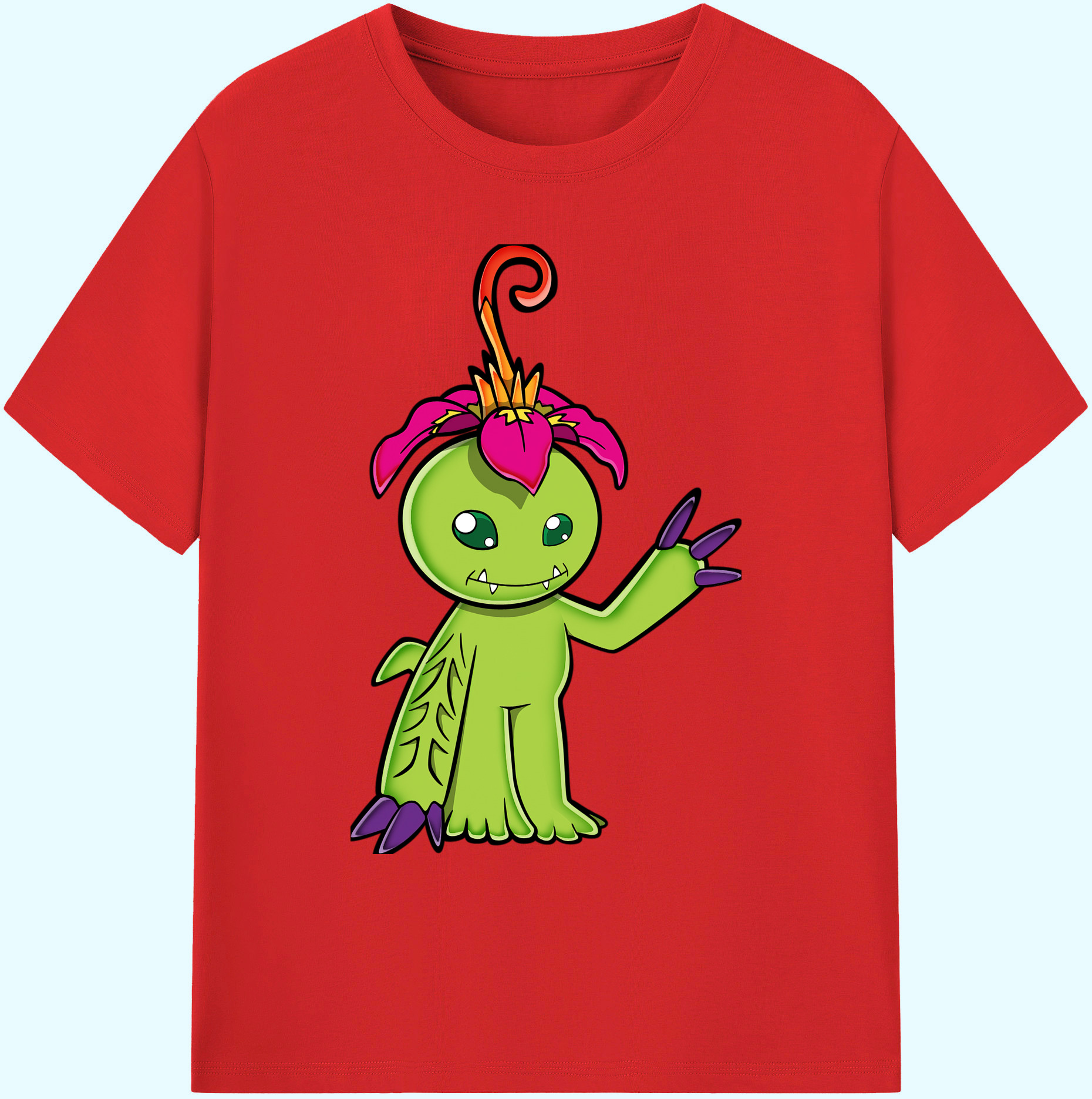 （画像用） Digimon デジタルモンスター/デジモン 綿100％ メンズ半袖Tシャツ｜肌触りやわらか＆通気性