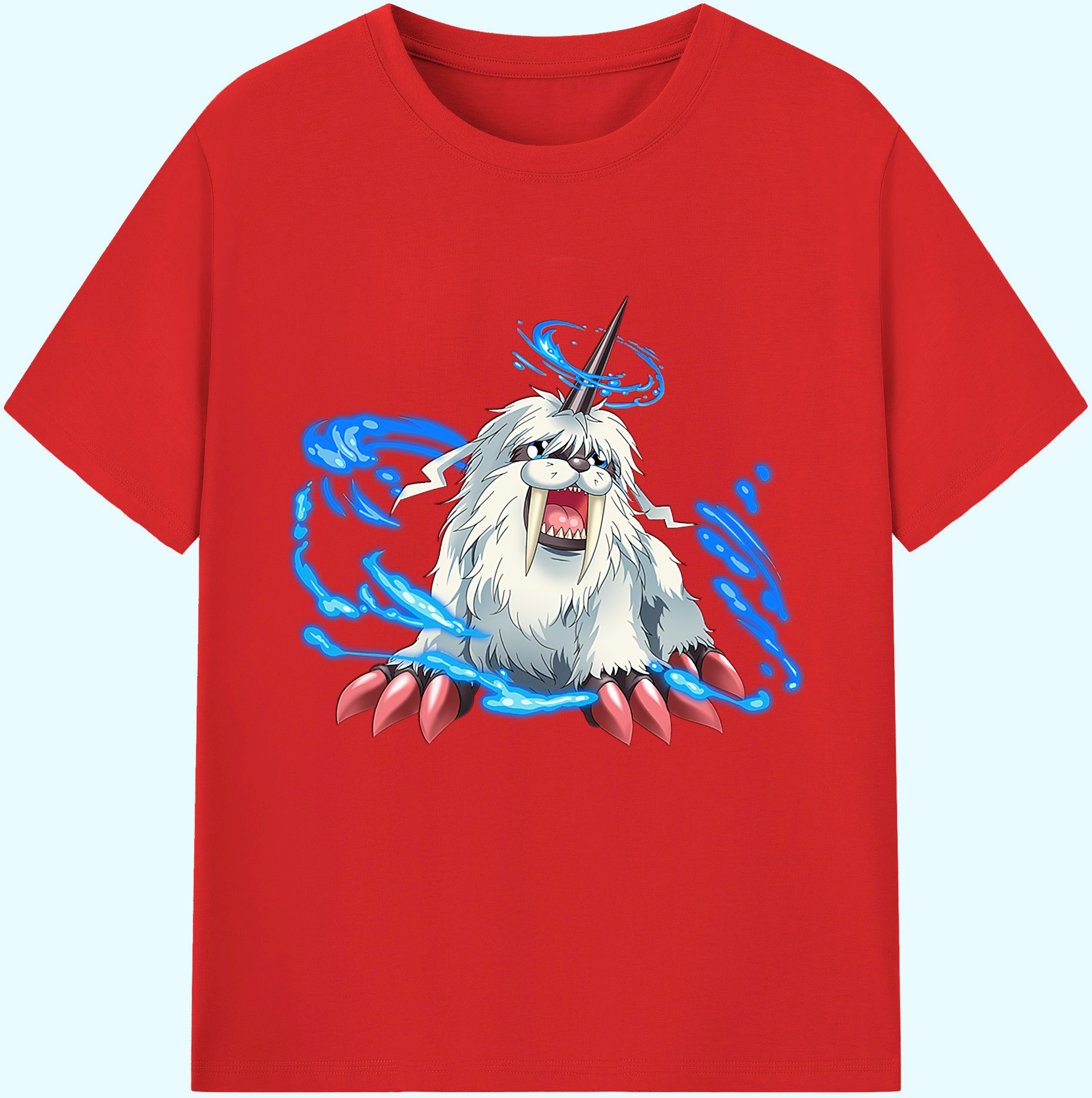 （画像用） Digimon デジタルモンスター/デジモン 綿100％ メンズ半袖Tシャツ｜肌触りやわらか＆通気性