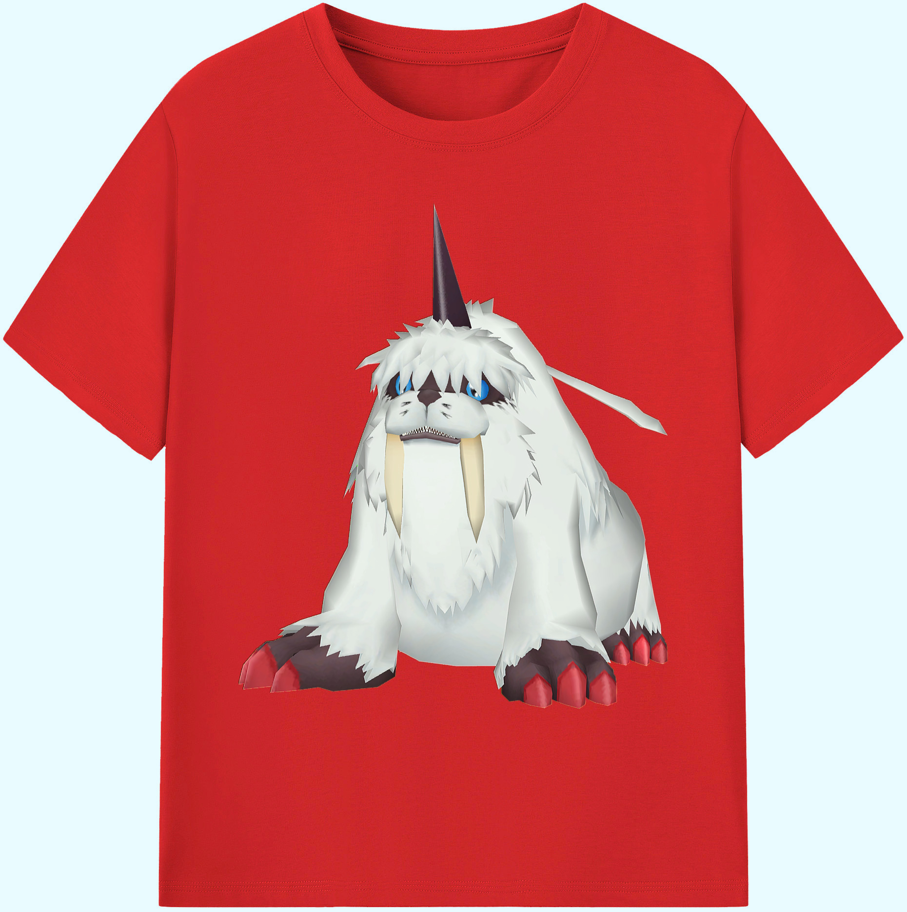 （画像用） Digimon デジタルモンスター/デジモン 綿100％ メンズ半袖Tシャツ｜肌触りやわらか＆通気性