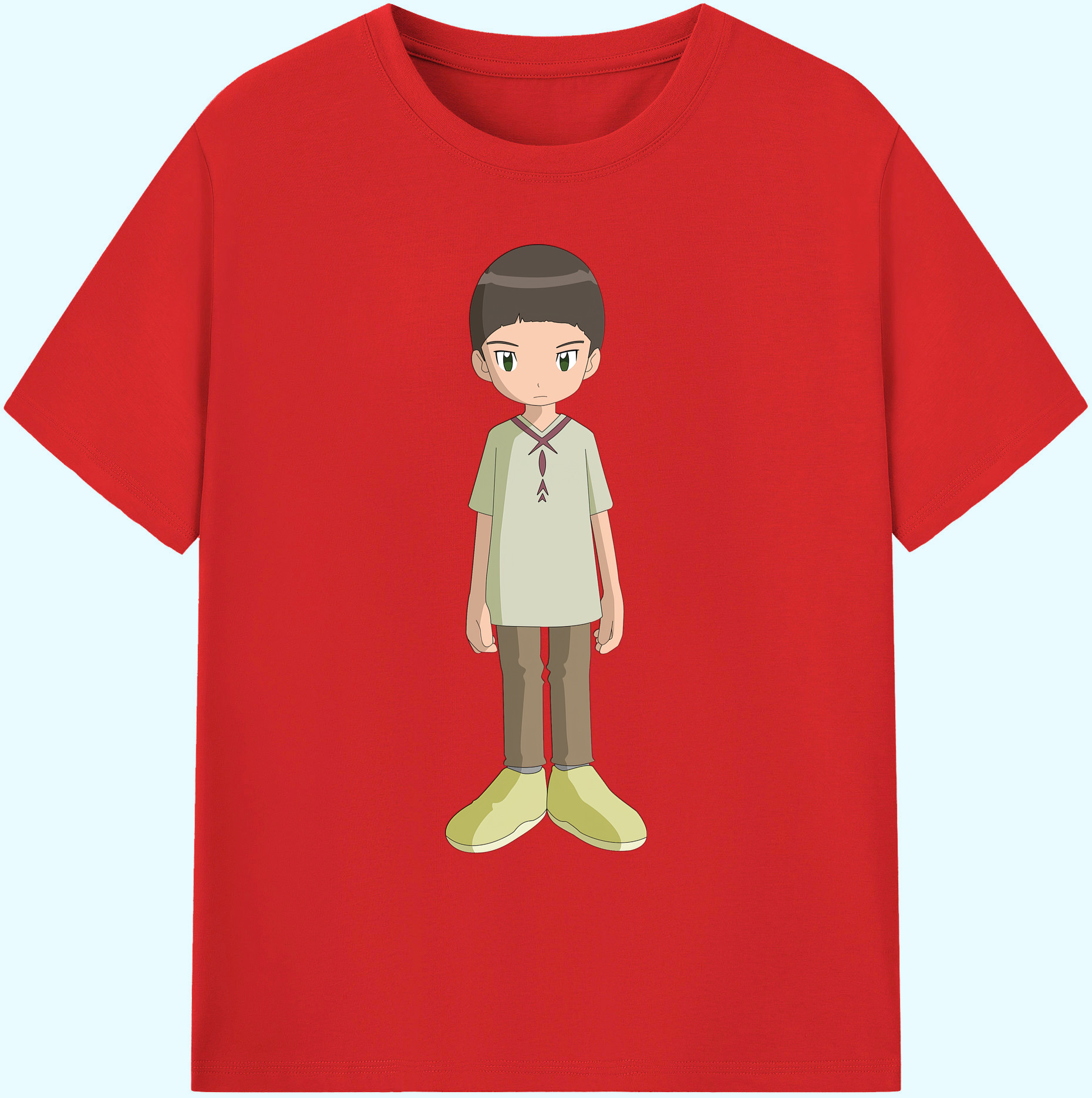 （画像用） Digimon デジタルモンスター/デジモン 綿100％ メンズ半袖Tシャツ｜肌触りやわらか＆通気性