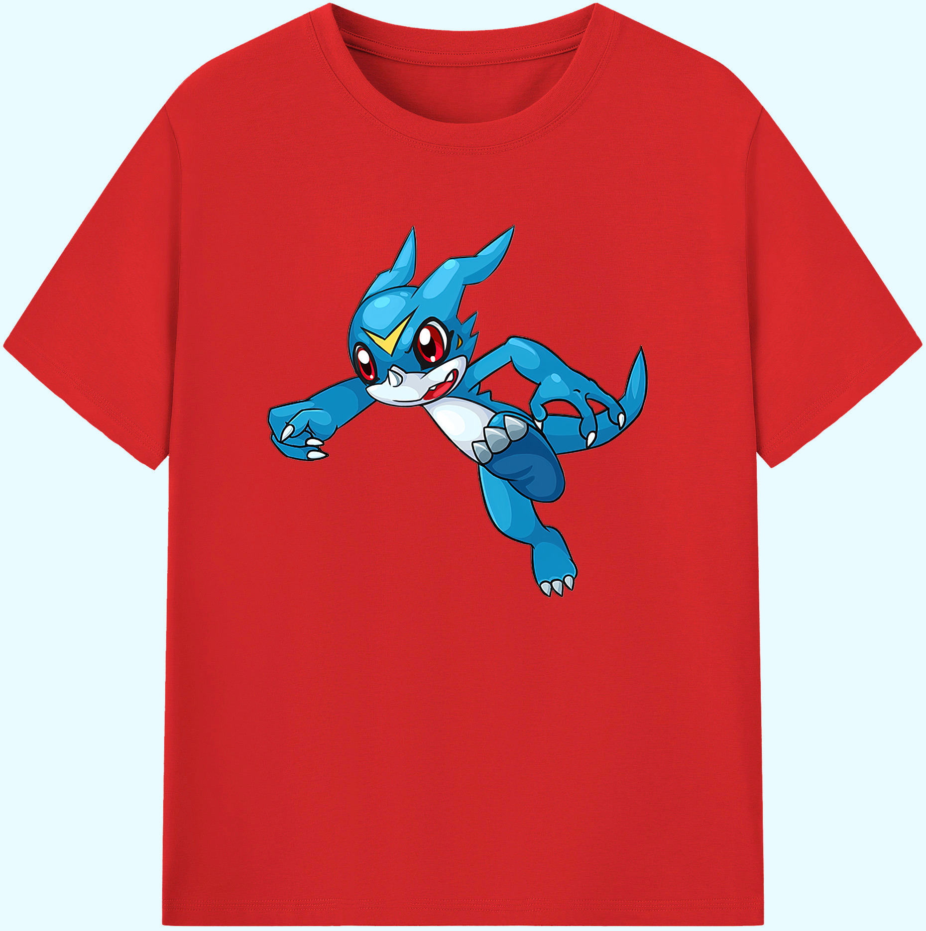 （画像用） Digimon デジタルモンスター/デジモン 綿100％ メンズ半袖Tシャツ｜肌触りやわらか＆通気性