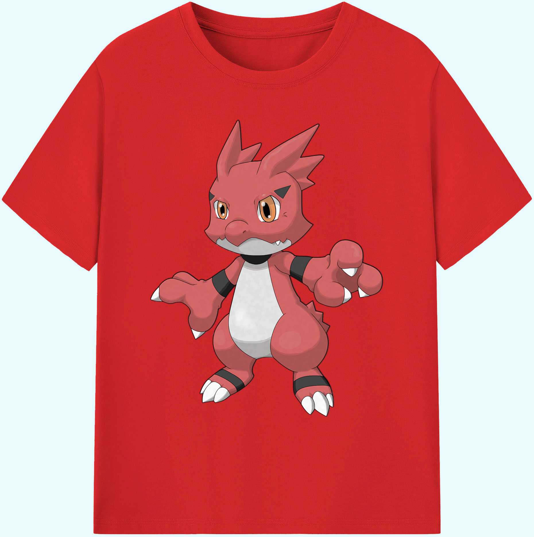 （画像用） Digimon デジタルモンスター/デジモン 綿100％ メンズ半袖Tシャツ｜肌触りやわらか＆通気性