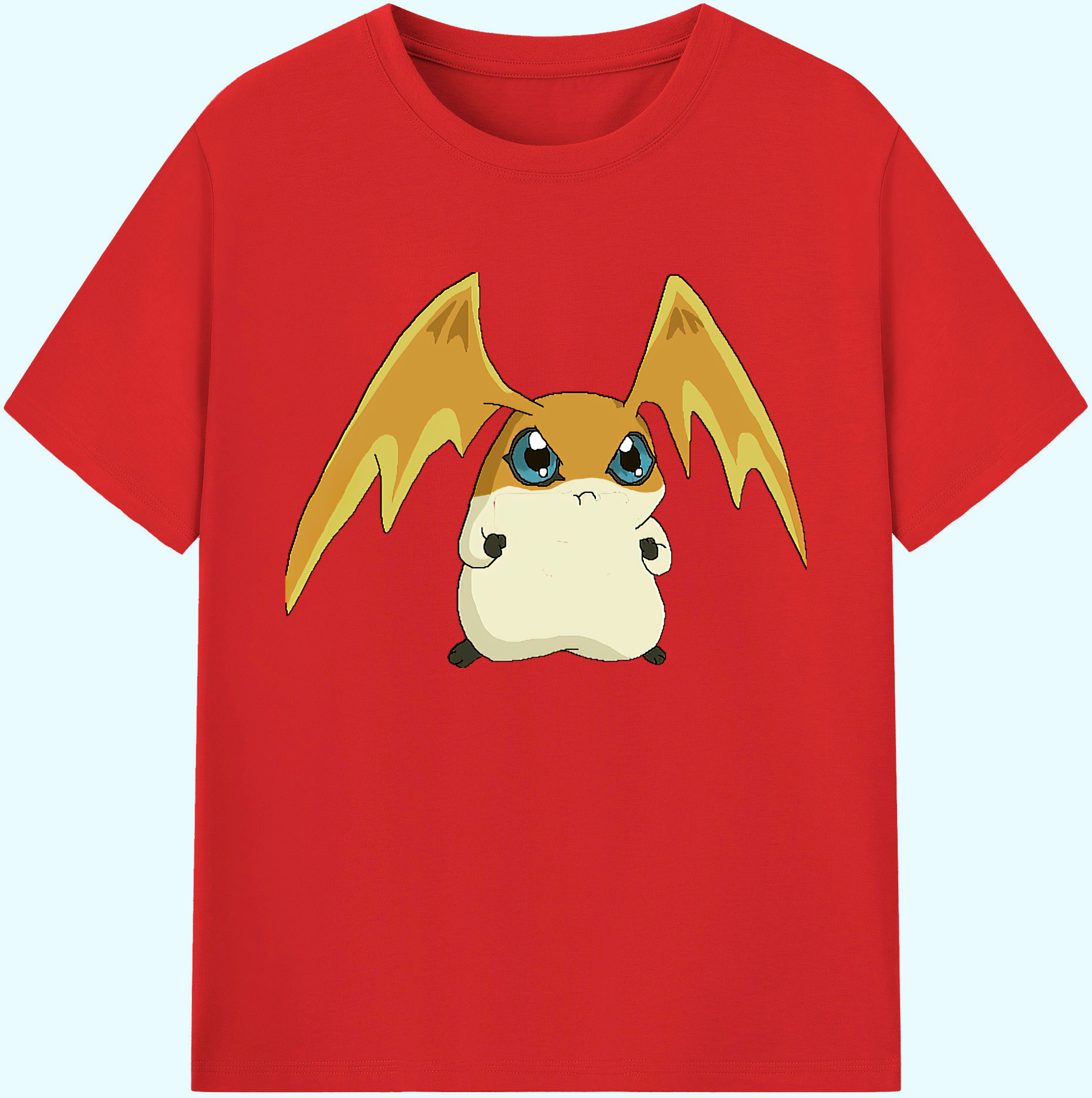 （画像用） Digimon デジタルモンスター/デジモン 綿100％ メンズ半袖Tシャツ｜肌触りやわらか＆通気性