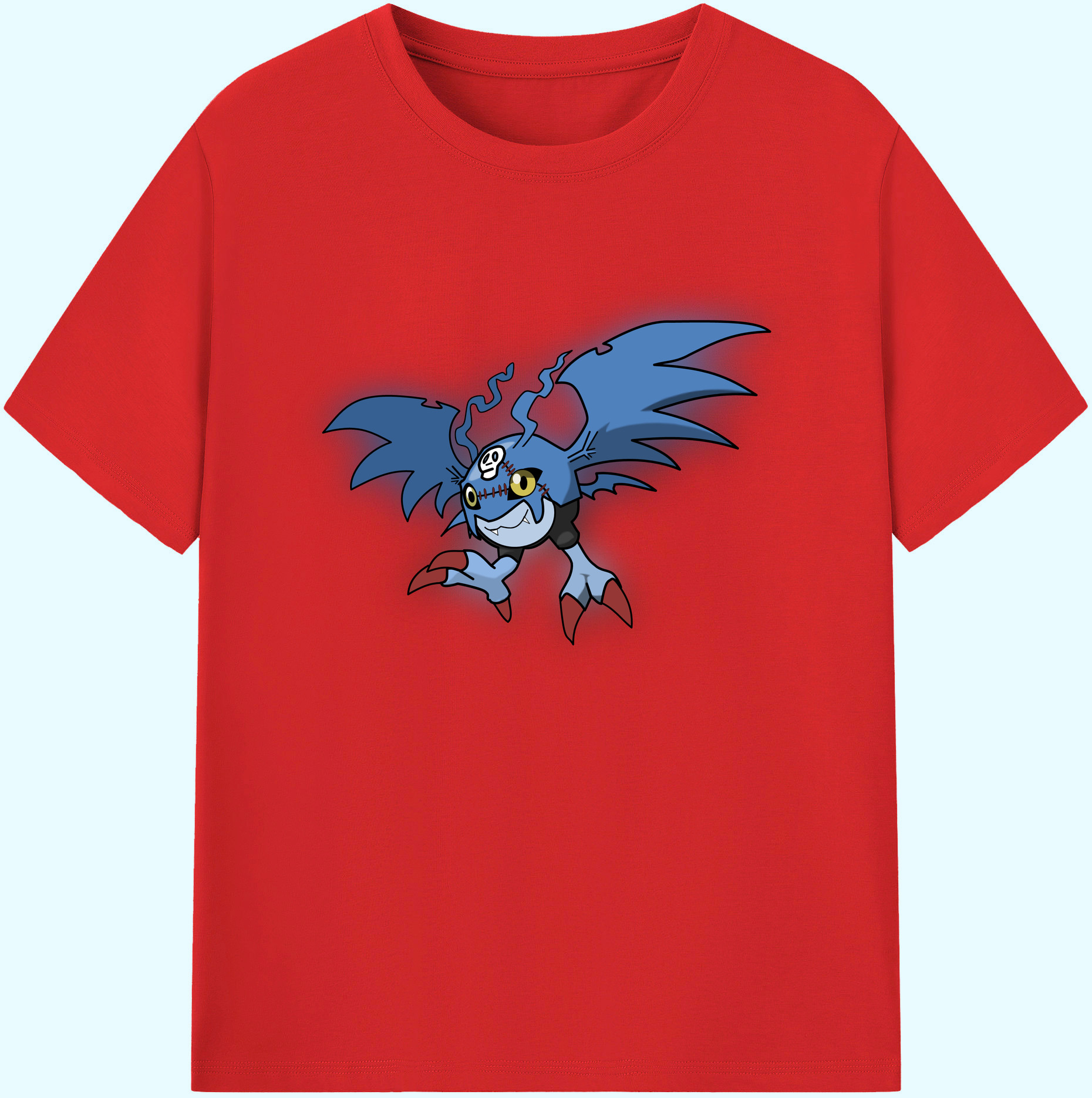 （画像用） Digimon デジタルモンスター/デジモン 綿100％ メンズ半袖Tシャツ｜肌触りやわらか＆通気性